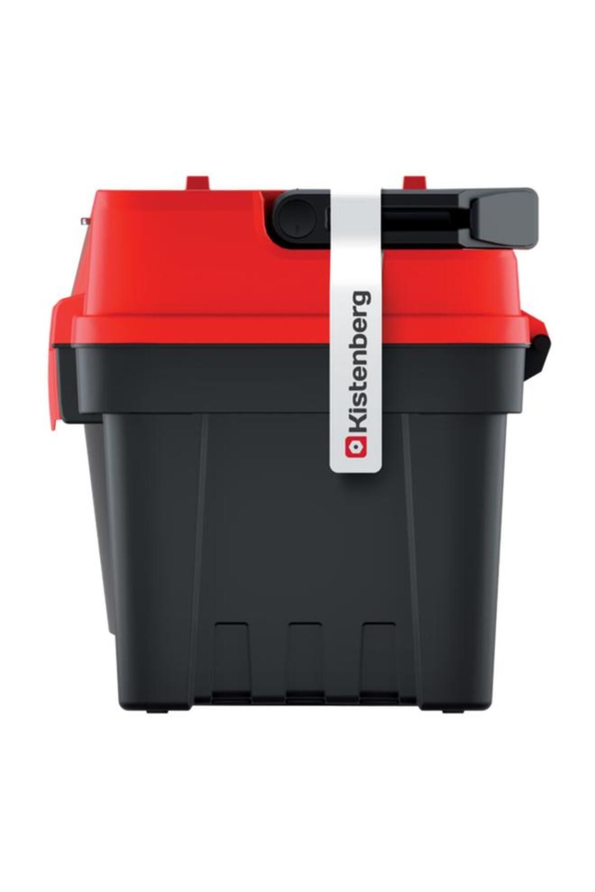 Generic-Kistenberg EVO 60 Durable Tool Box with Removable Separators Black and Red 6