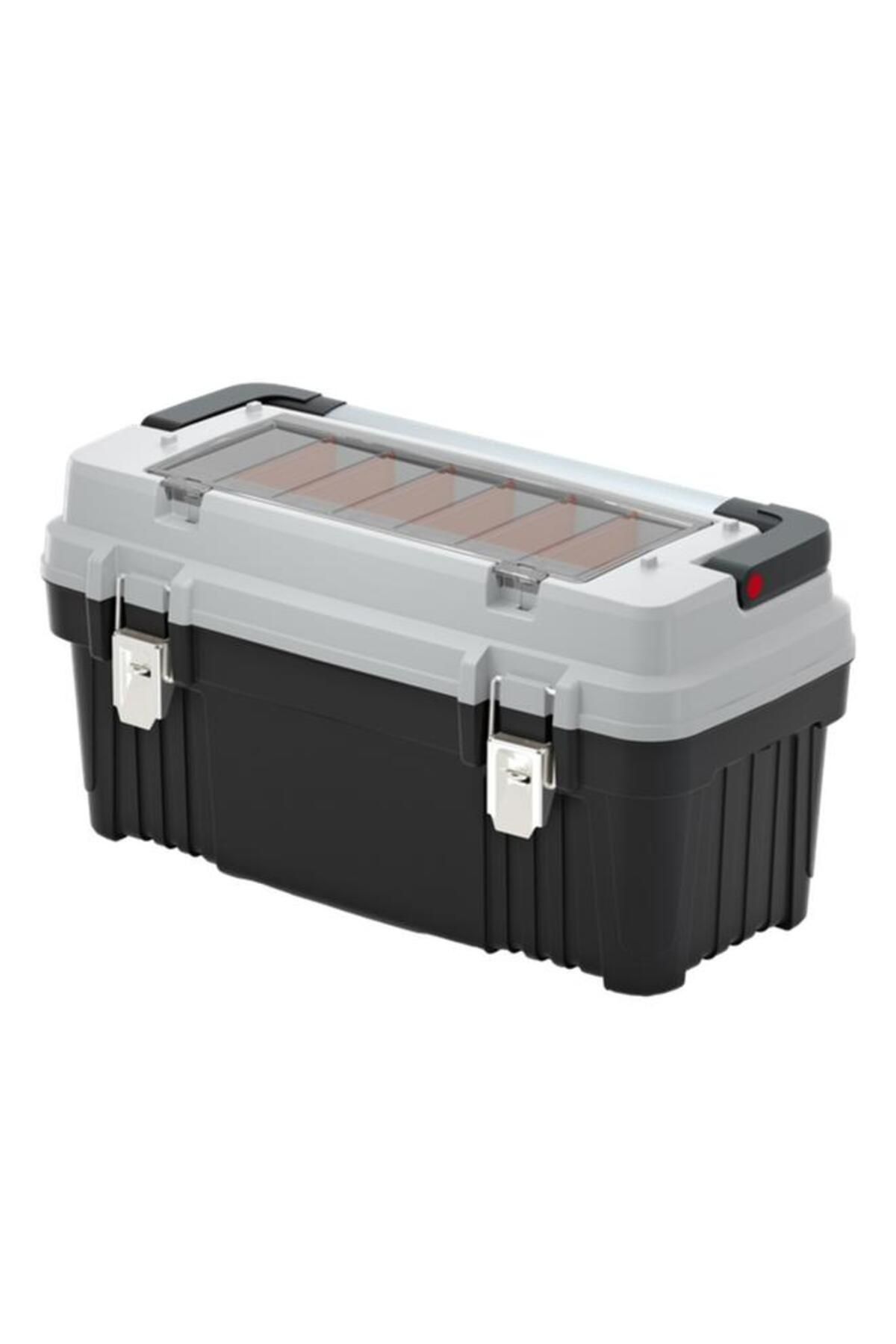 Generic-Kistenberg Optima 60 Durable Tool Box with Removable Separators Black and Grey 2