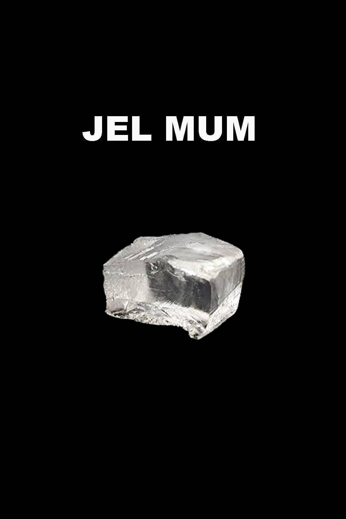 DEKORANLA Şeffaf jel mum parafini, 1 kg, parlak ve saydam mum yapım malzemesi