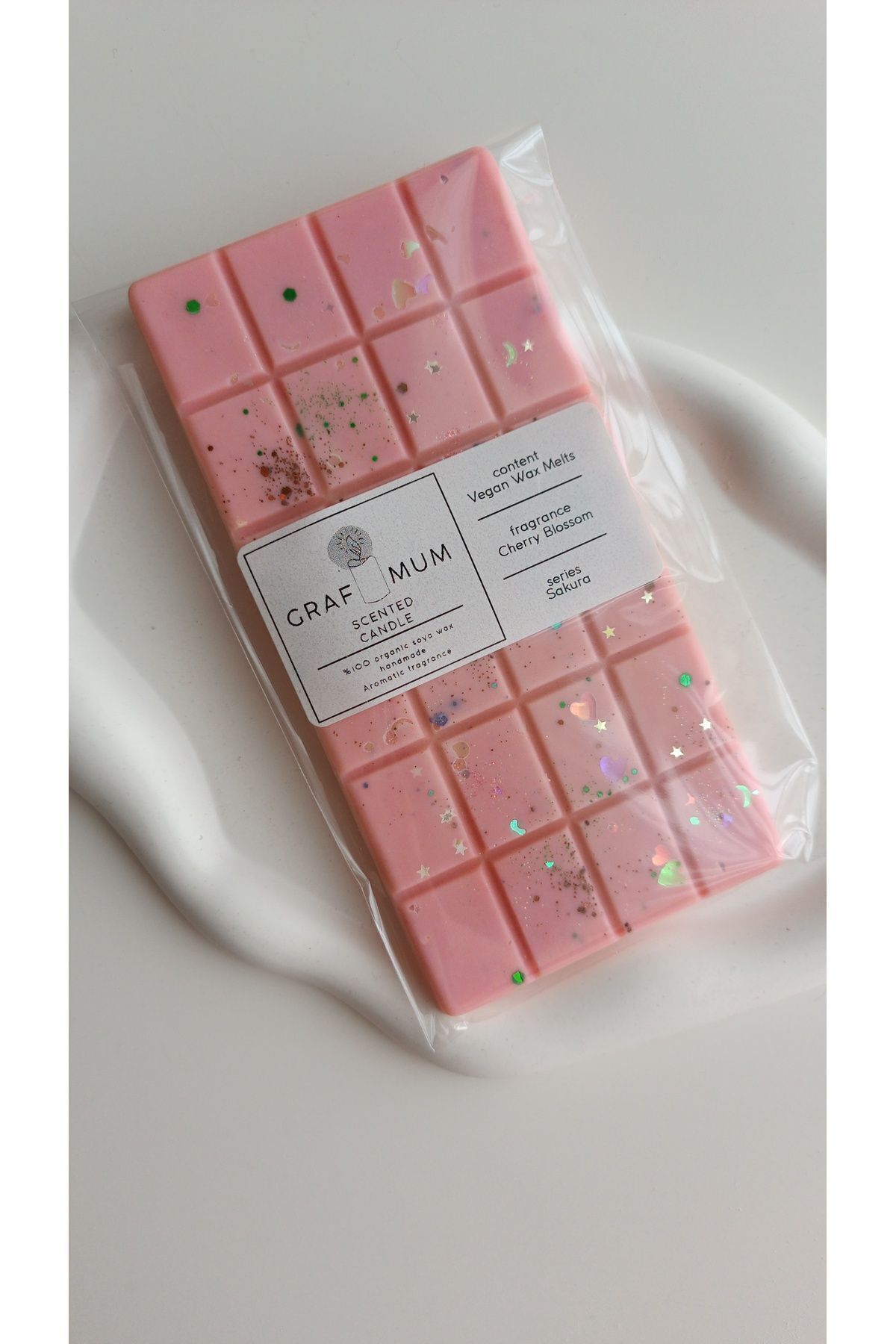 DEKORANLA Sakura Kiraz Çiçeği Kokulu Soya Wax Melts, Vegan, Parfümlü, Aromatik, Rahatlatıcı