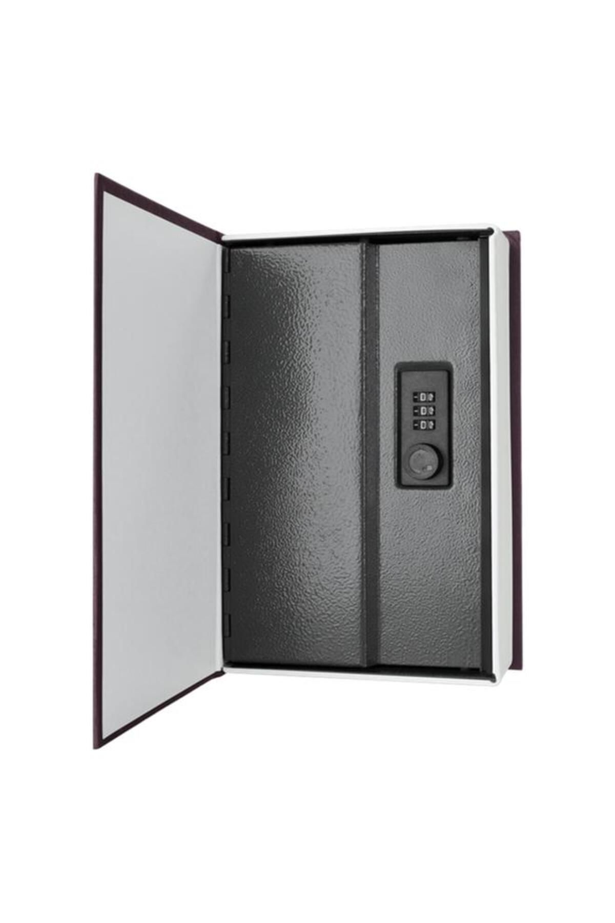 Generic-StarTech Rectangular Shaped Combination Lock Diversion Book Safe Black 1.13kg RW-803A-C 2