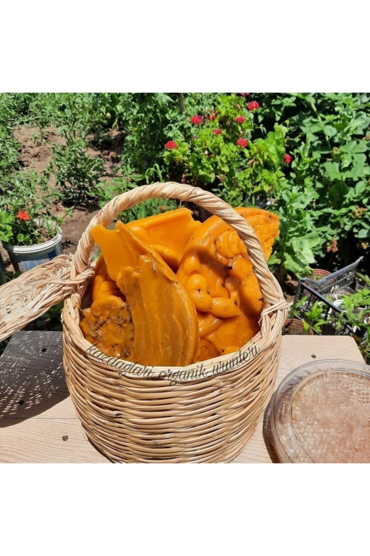 Elioure Saf Organik Doğal Bal Mumu Külçe 500 gr, SARI Renkli, Doğal ve Sağlıklı Ürün