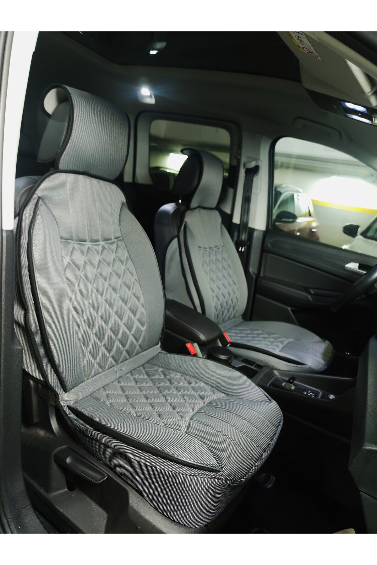 autogoodstore Bmw 2 SERİSİ 218 Uyumlu Lüx Oto Koltuk Minderi Ön Arka 5'li Set Elegance Gri ags
