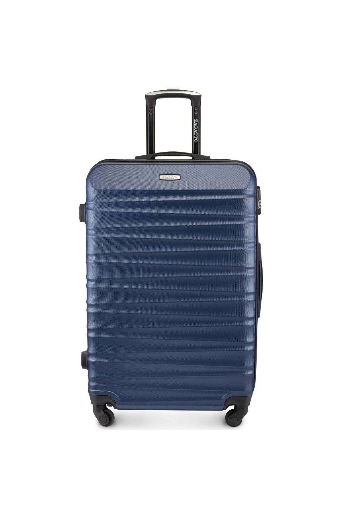 zagatto-Valiză mare, albastră, 90L, roți pivotante, mâner din aluminiu, mărimea L, ZG501 A 4
