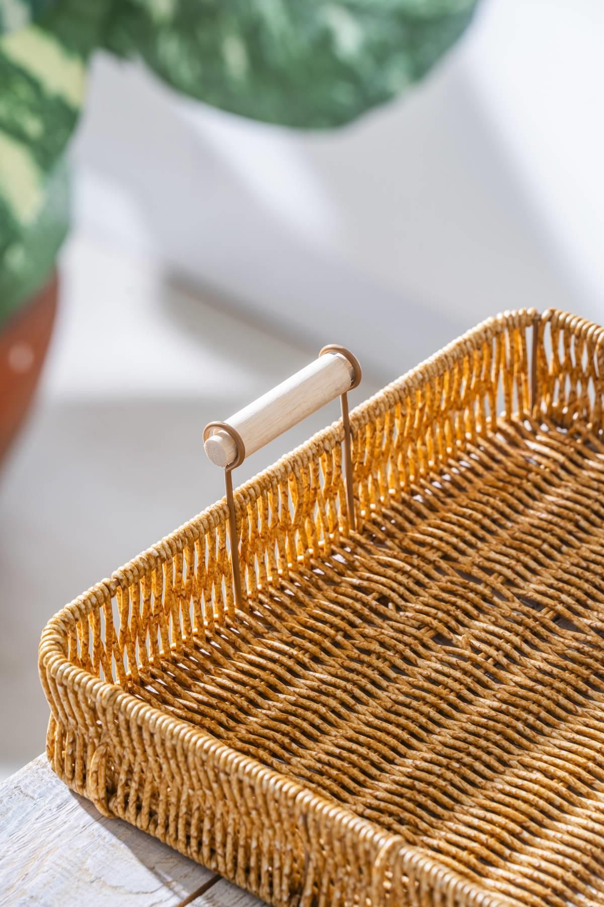 ACAR-Nomad Set of 3 Rectangular Wicker Trays 5