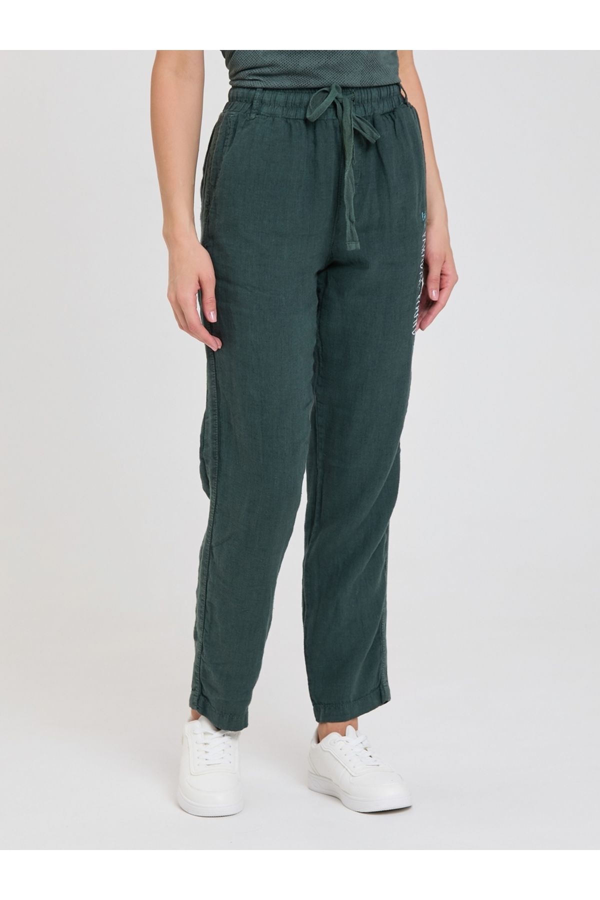 Soccx %100 KETEN KADIN PANTOLON