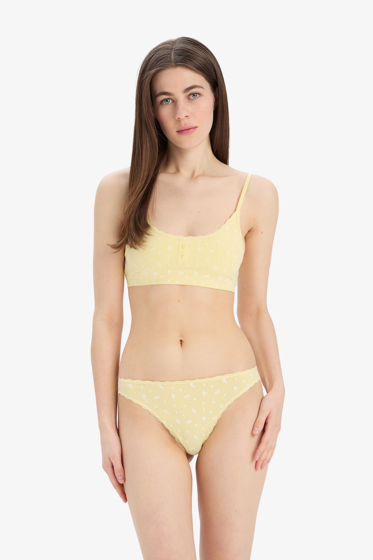 DeFacto Kadın Desenli Bikini Takımı-Fall in Love E6601AX25SM