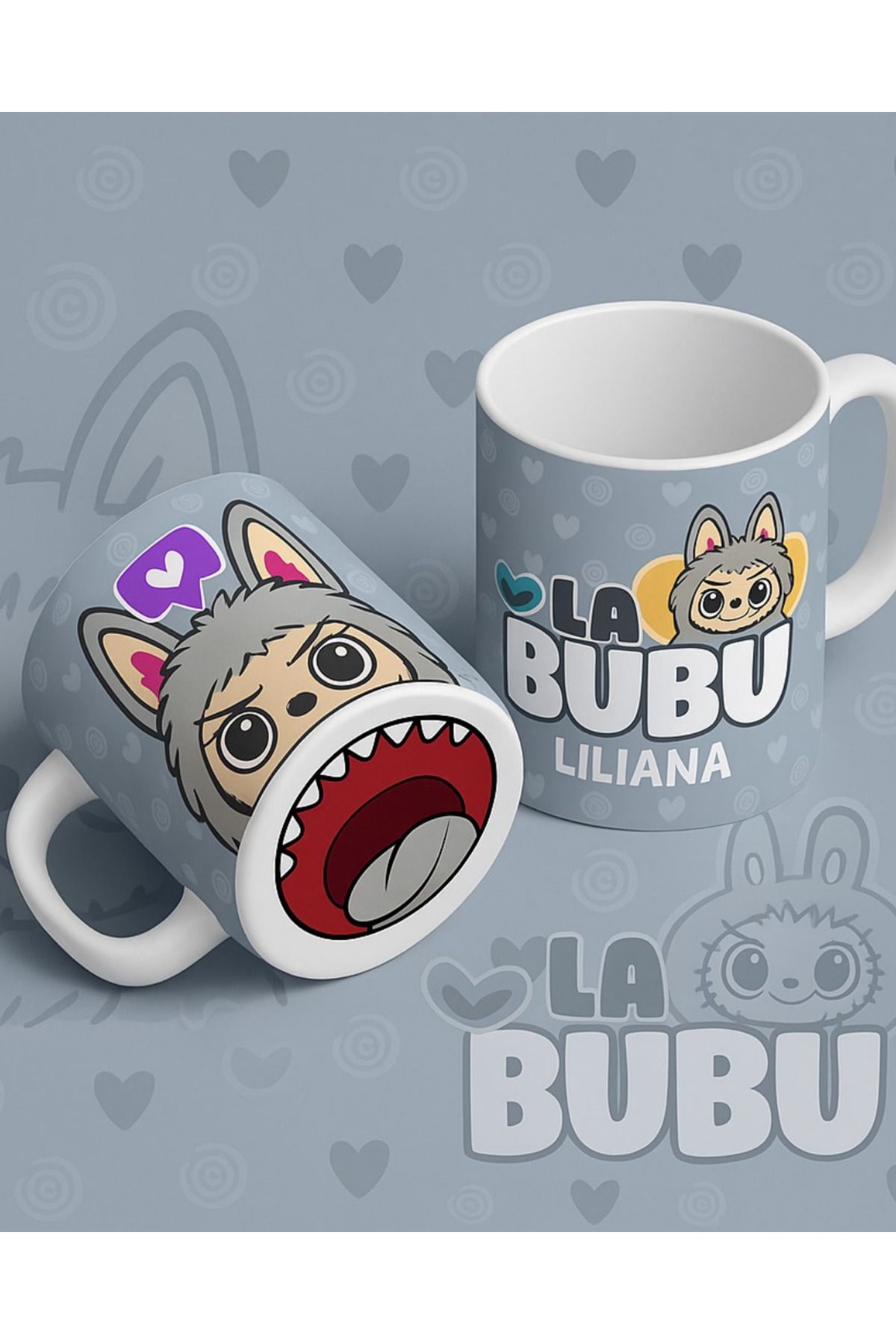Toum Labubu Full Baskılı Seramik Kupa Bardak