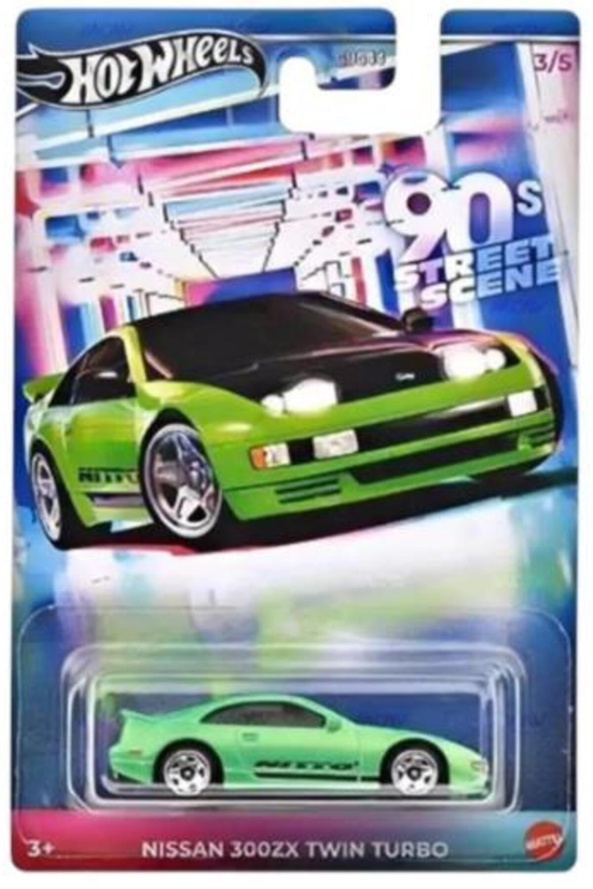 HOT WHEELS 90 Lar Sokak Sahnesi Temalı Arabalar NISSAN 300ZX TWIN