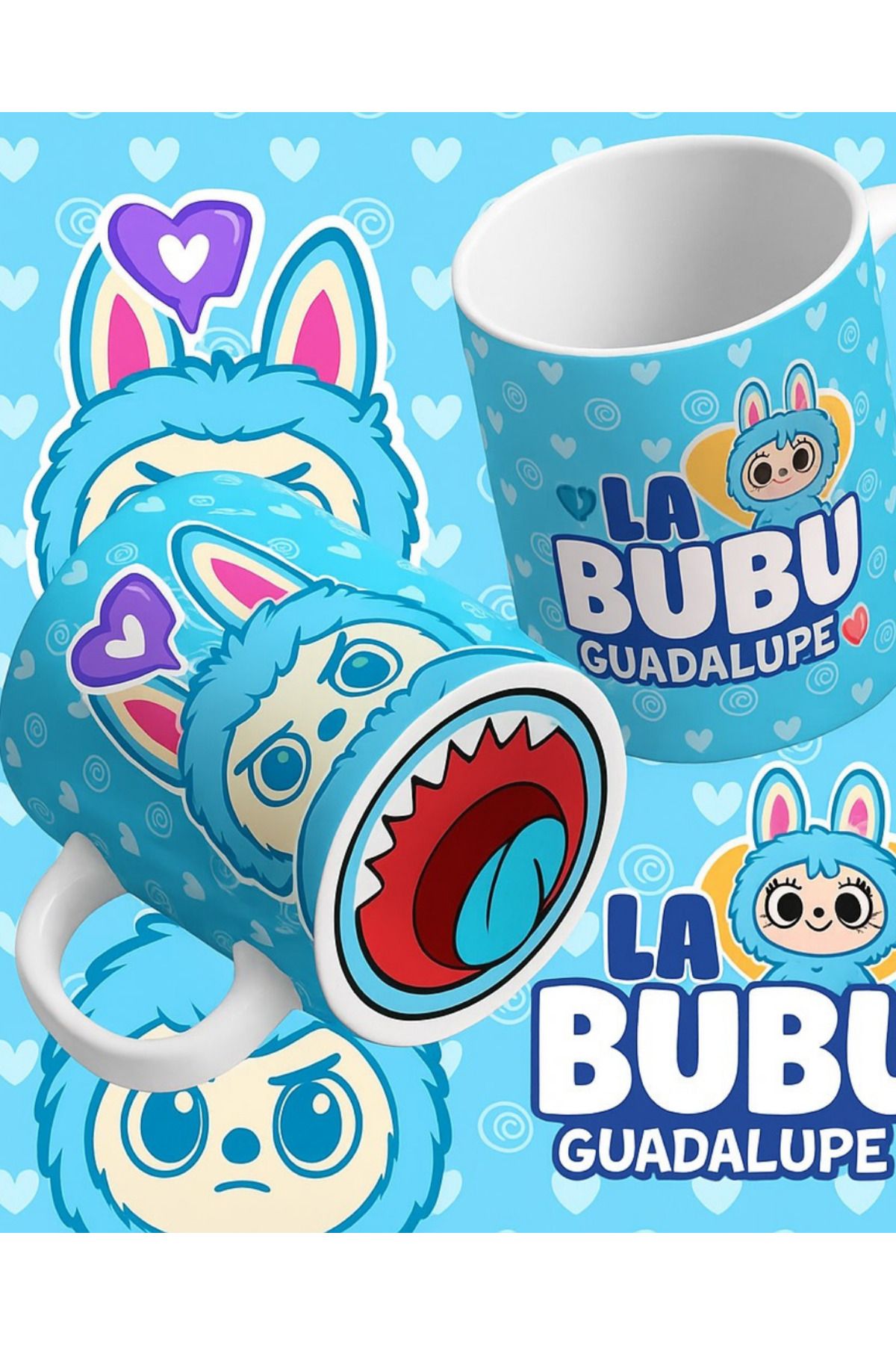 Toum Labubu Full Baskılı Seramik Kupa Bardak