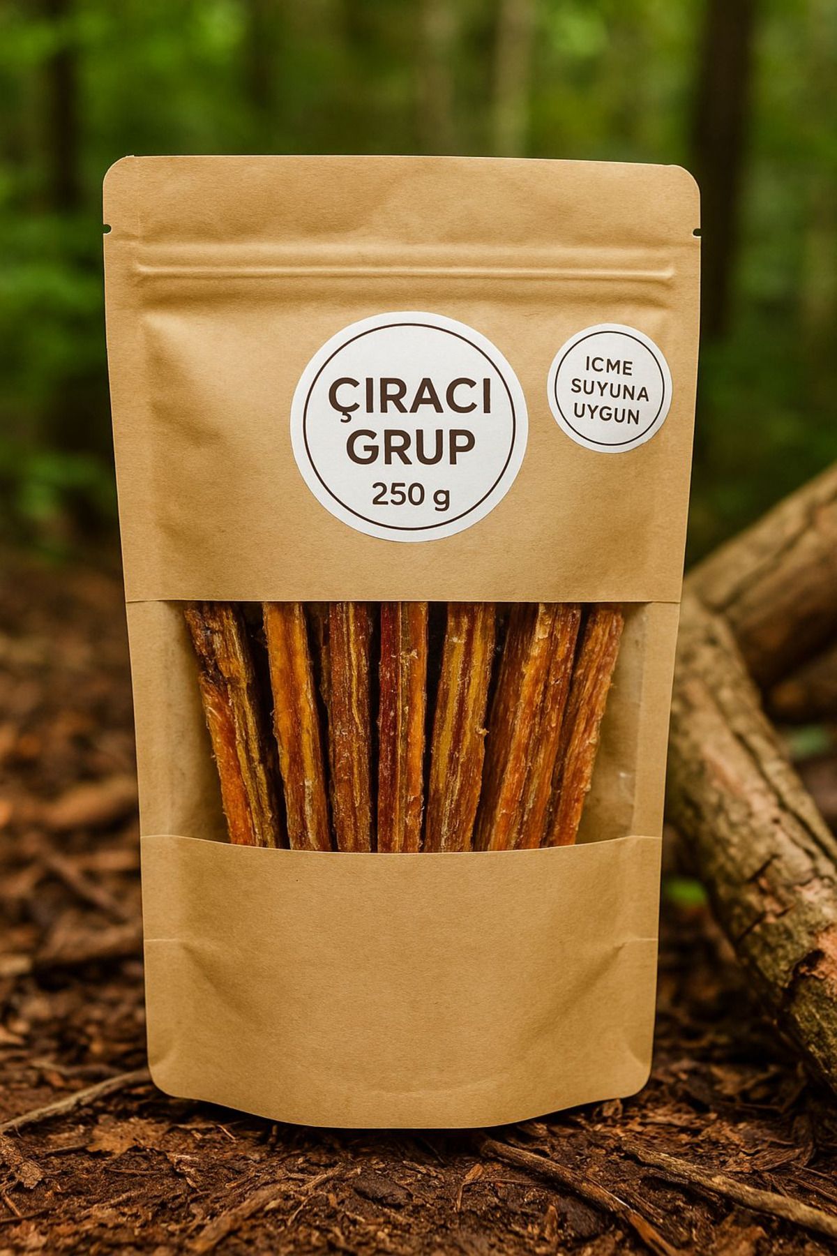 Çıracı Grup Doğal Çam Çırası Yağlı 250 Gr Çıra Suyuna Uygun-Özel Ambalaj