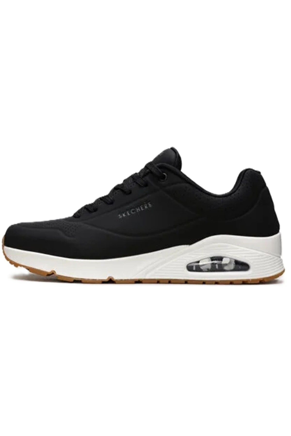 SKECHERS Uno-Stand On Air Memory Foam Mens Sneaker Hafızalı Taban Erkek Günlük Spor Ayakkabı Siyah