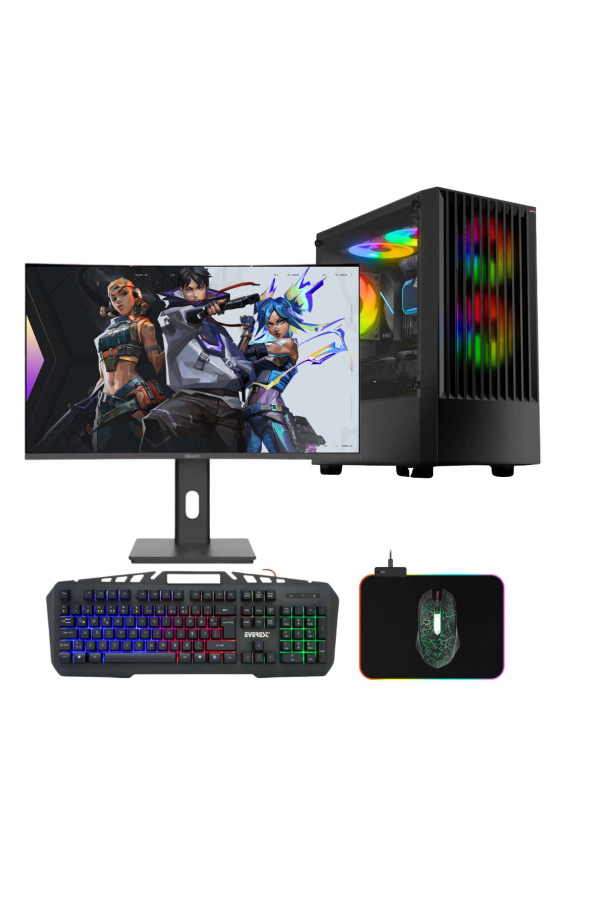 Avantron Gmx5842 İ5 12.NESİL 12500 16Gb Ddr4 512Gb M2 Nvme 8Gb Rx580 27" Oyun Bilgisayarı