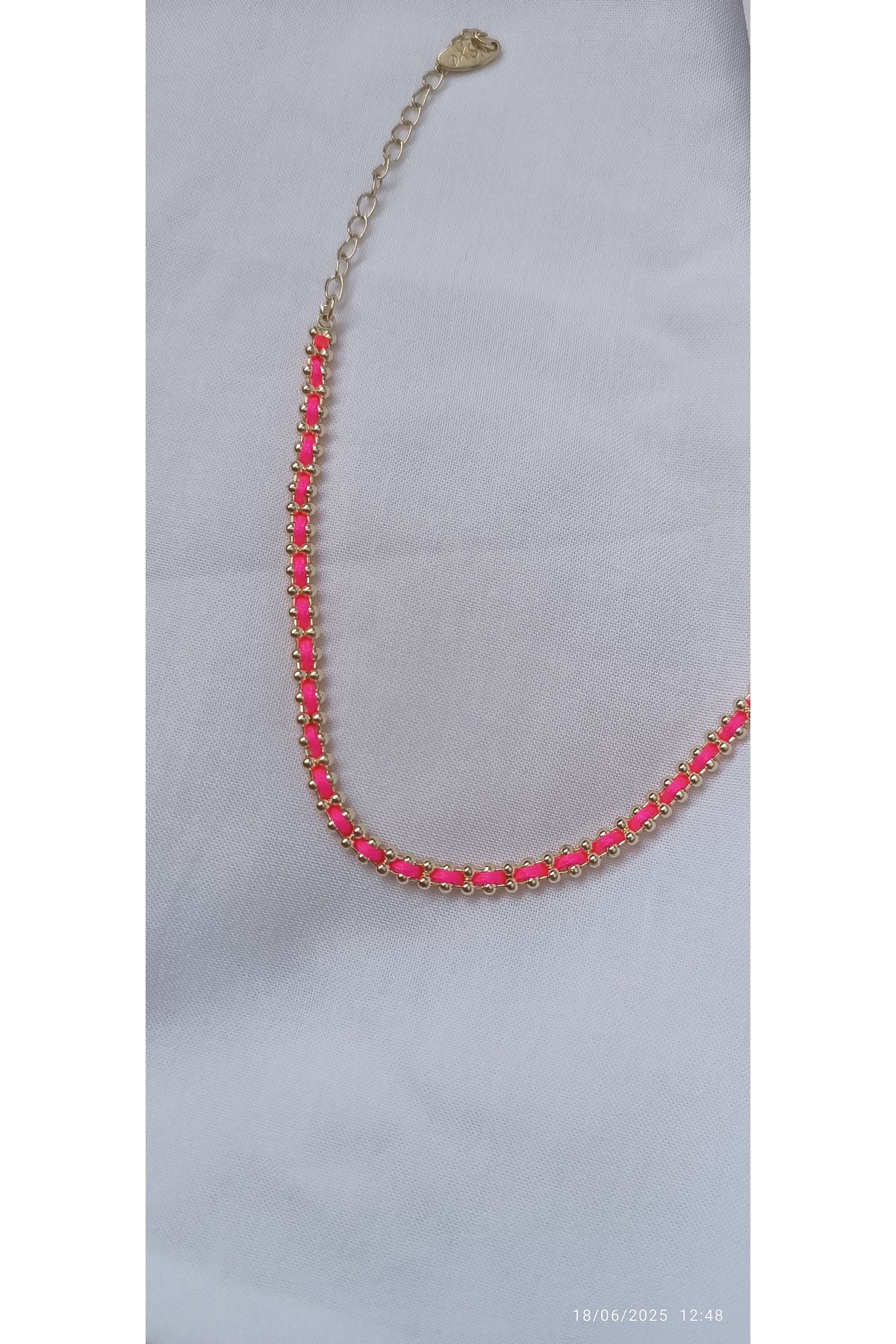 ARİ TAKI Pembe& Gold çelik halhal
