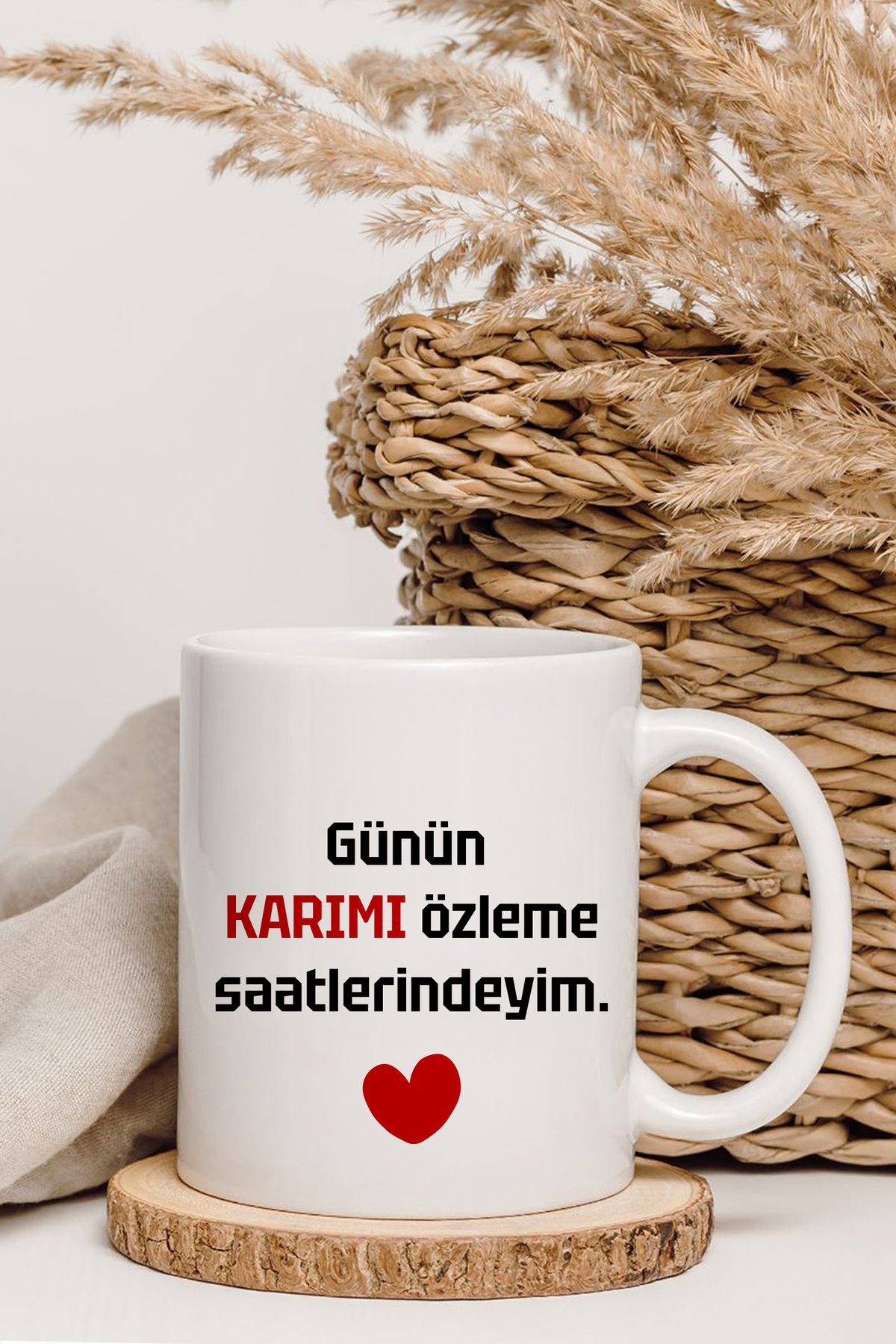 DEKORANLA Sevgiliye Özel Özlem Duyma Kupa, Günün Anlamlı Hediye Fırsatı