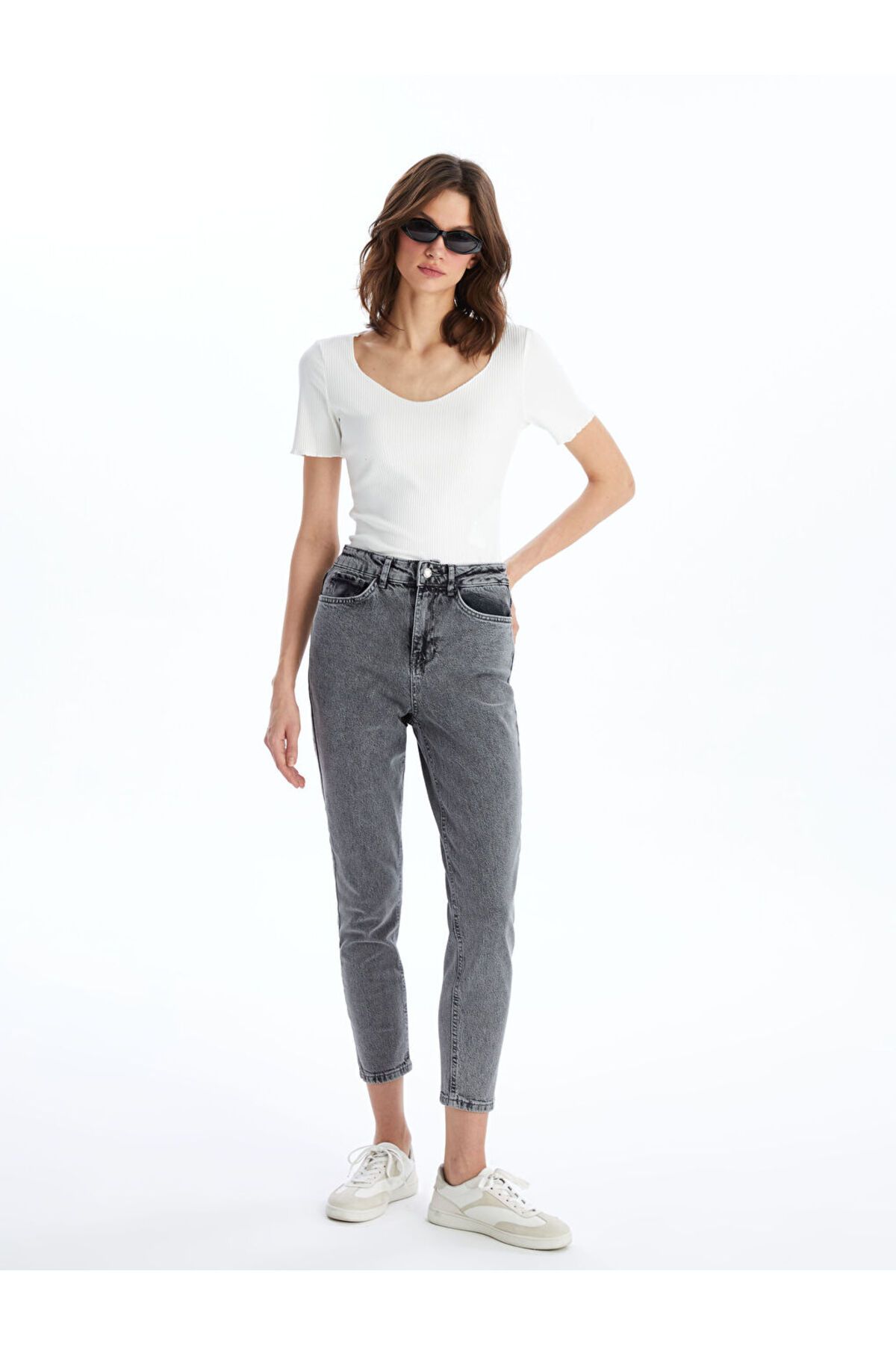 LC Waikiki Slim Mom Kadın Jean Pantolon