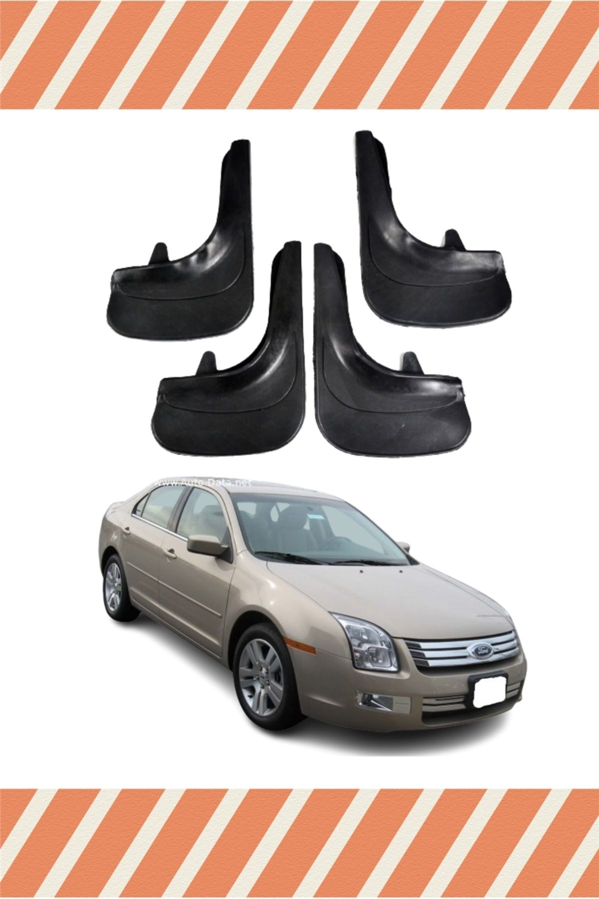 Alpax Ford Fusion 2002-2012 4'lü Tozluk Çamurluk Paçalık alpax