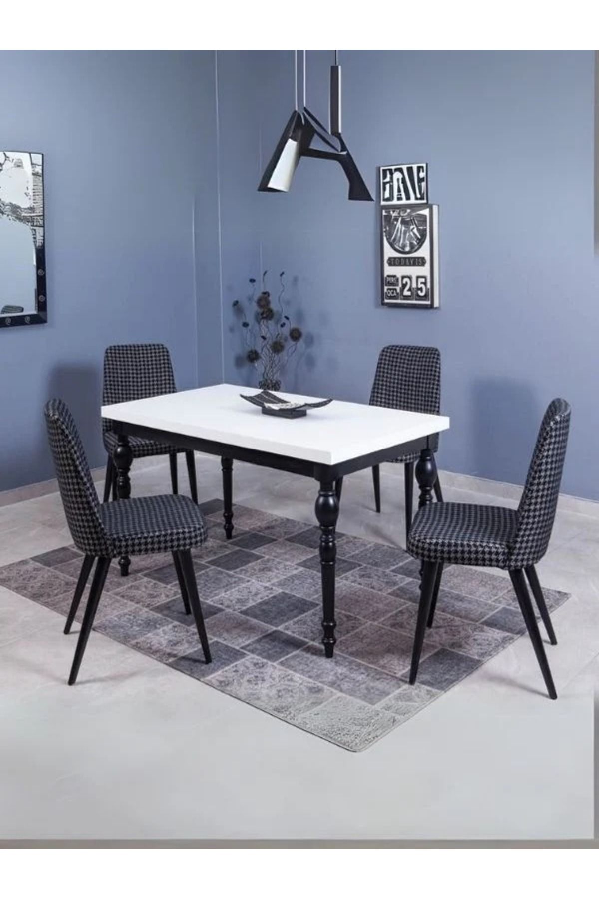 Gazzini Furniture Antik Açılır Yemek Masası 90x140