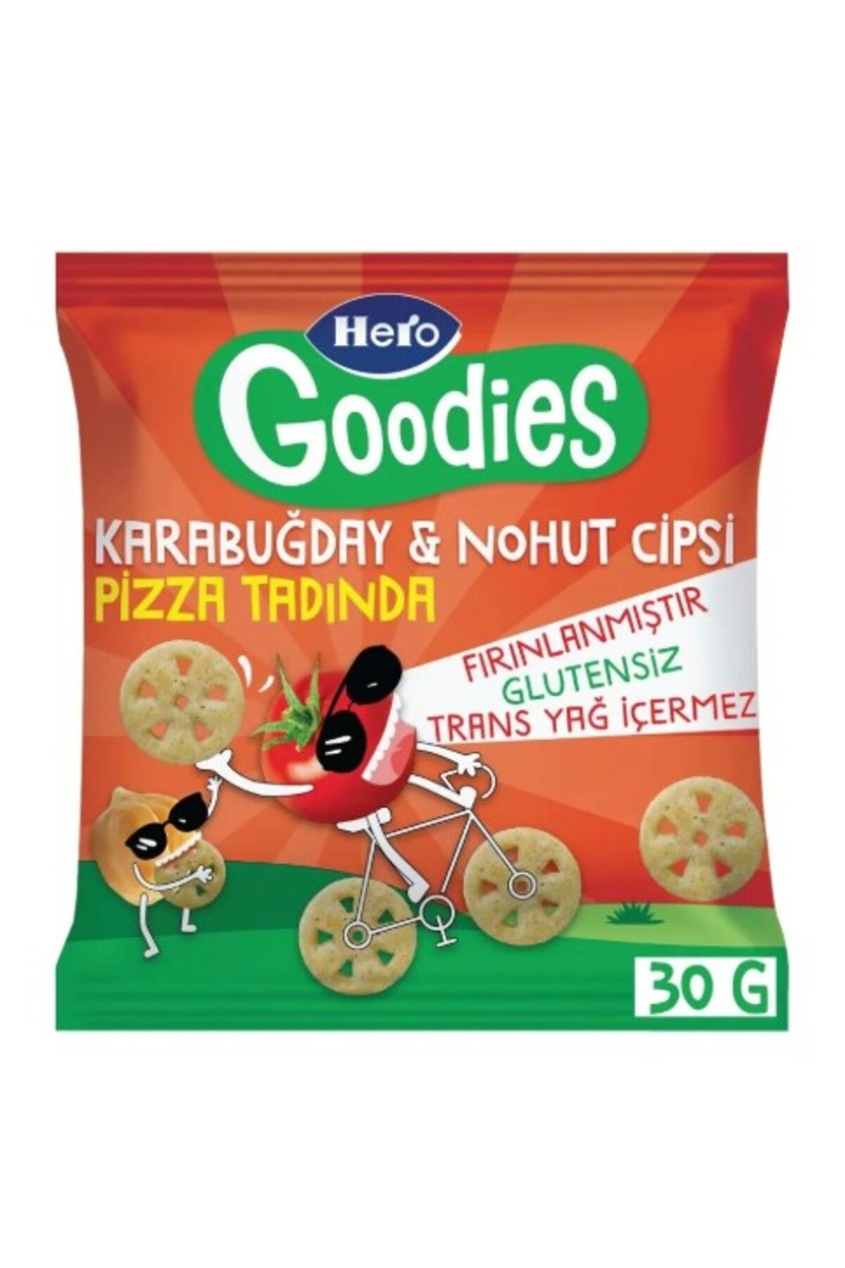 NW NessiWorld Nessiworld Hero Goodies Pizza Sağlıklı Cips 30 Gr