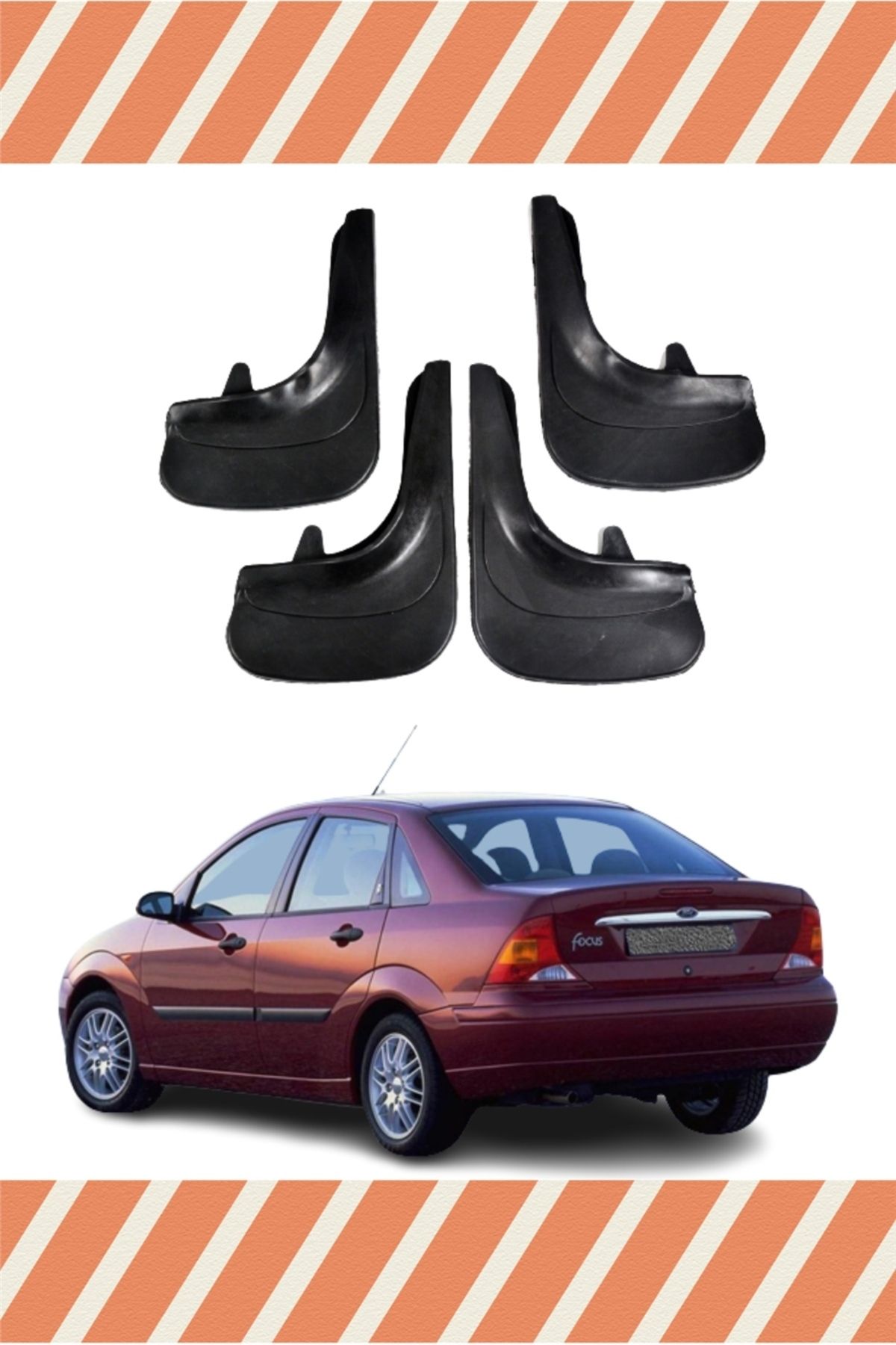 Alpax Ford Focus 1 Sd 1998-2004 4'lütozluk Çamurluk Paçalık alpax