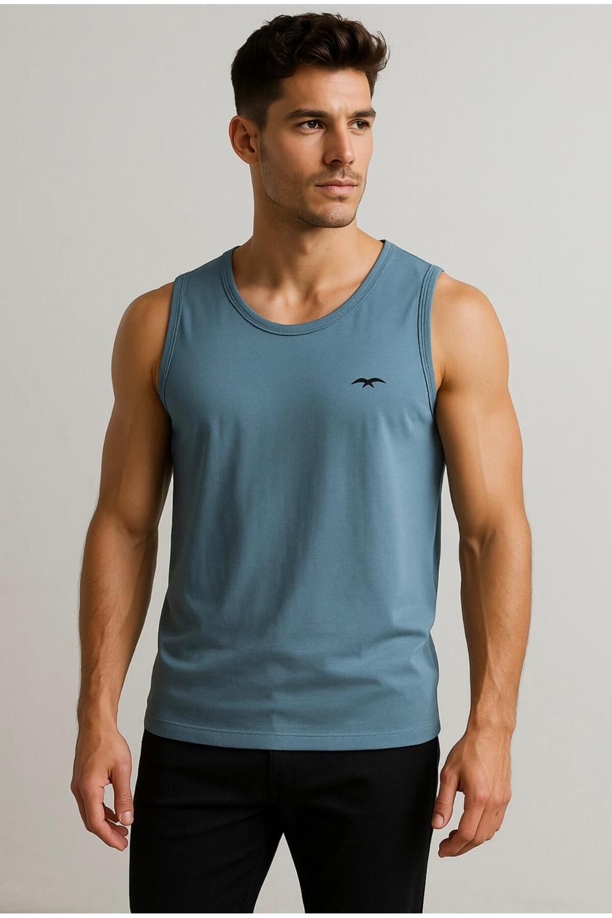 AXXEL Erkek Kolsuz T-shirt-D235