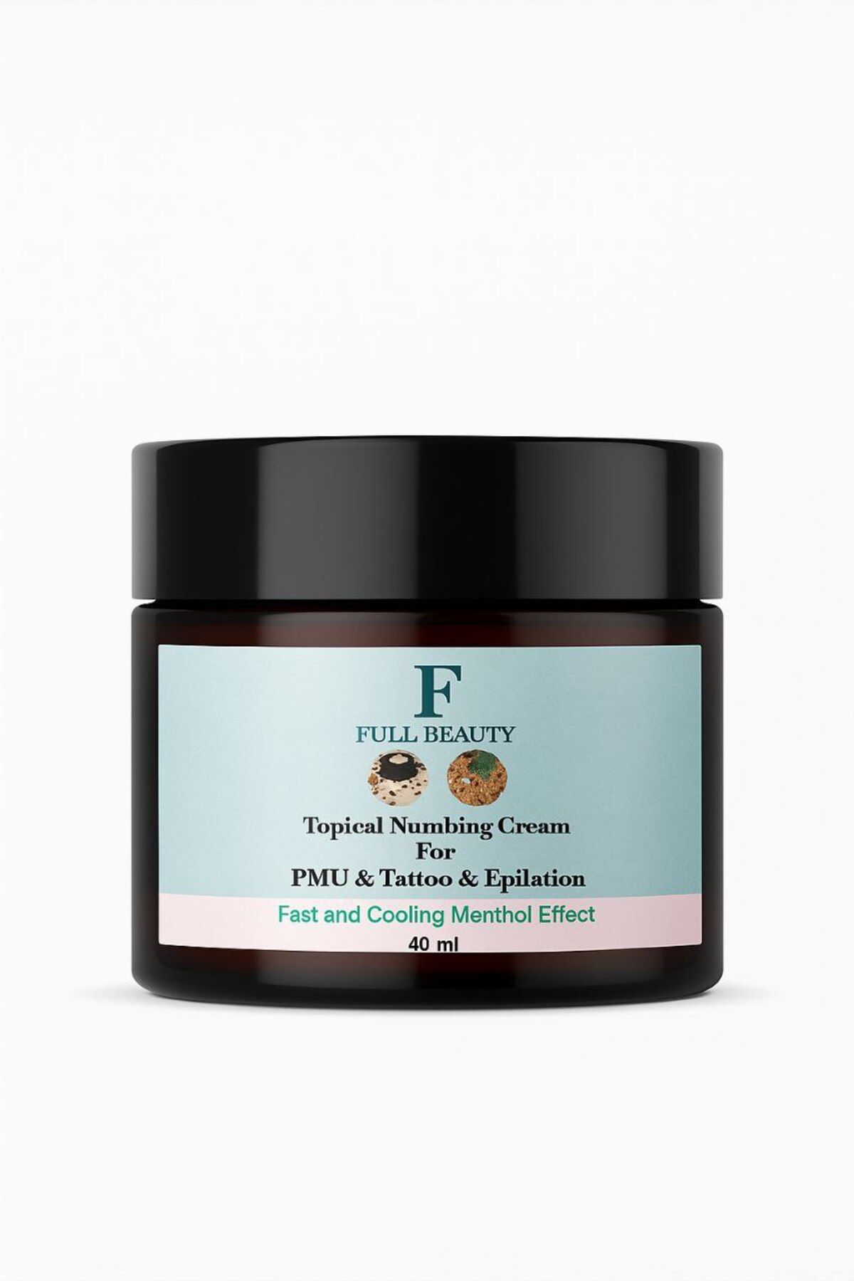 Full Beauty Topikal Numbing Krem 40 ml – Dövme, Lazer, Ağda, Kalıcı Makyaj Öncesi Acı Hissini Azaltmaya Yardımcı