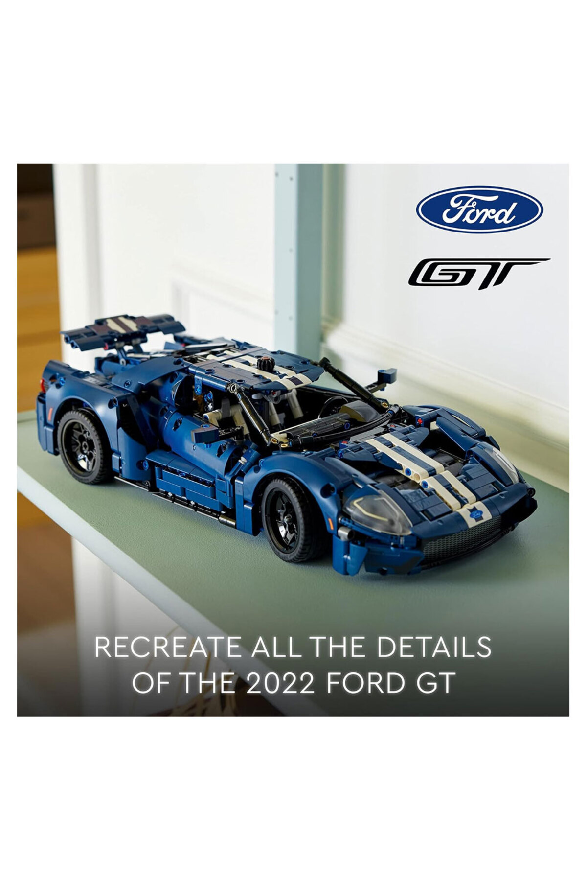 LEGO-Technic 2022 Ford GT 42154 - Συλλεκτικό κιτ 1466 τεμαχίων για ενήλικες 4