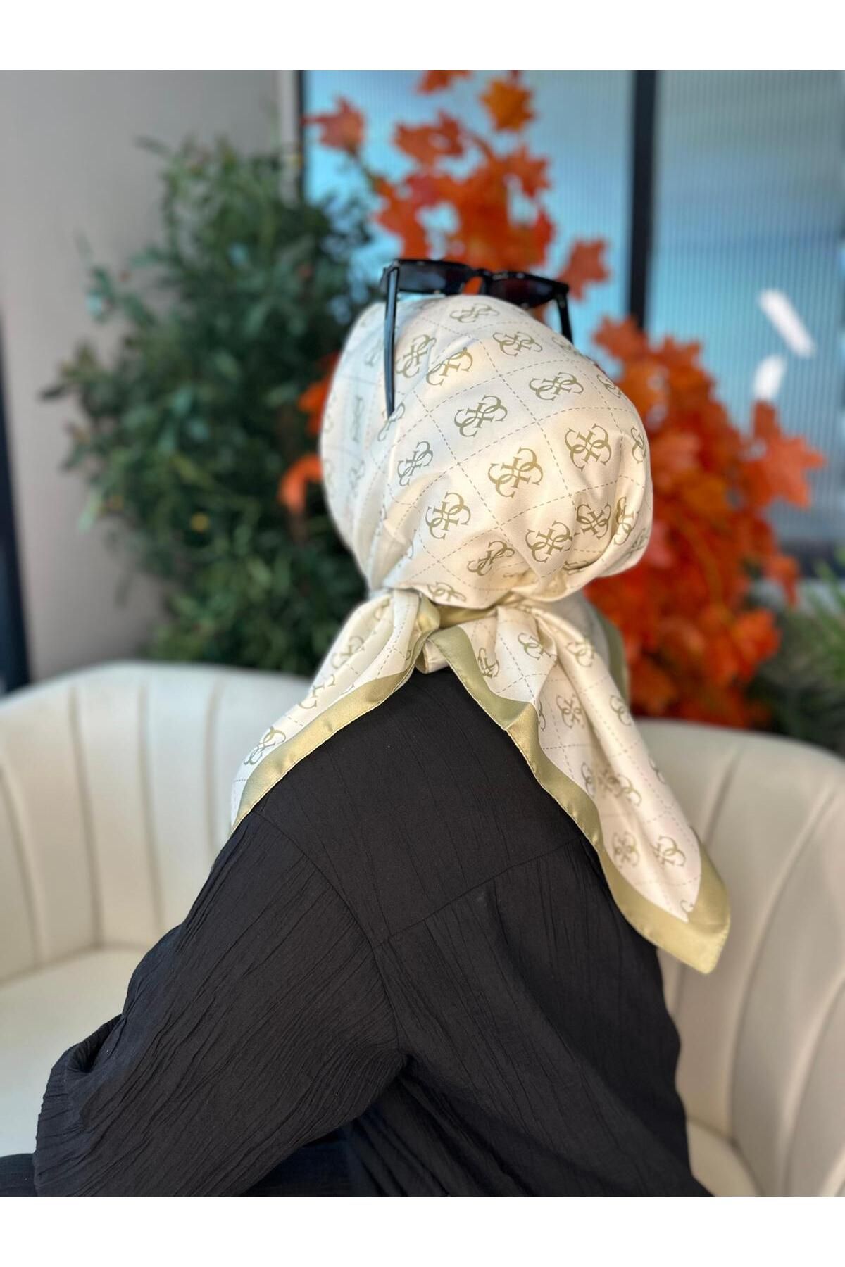 Oxygen Scarfs Desenli Vual İpek Eşarp-6204527