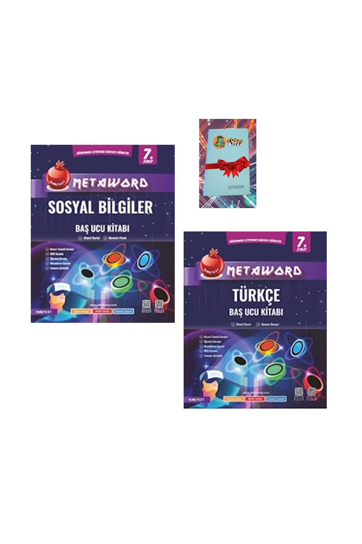 Nartest Yayınları 7. Sınıf Metaword SOSYAL BİLGİLER + TÜRKÇE ( NOT DEFTERİ HEDİYE)