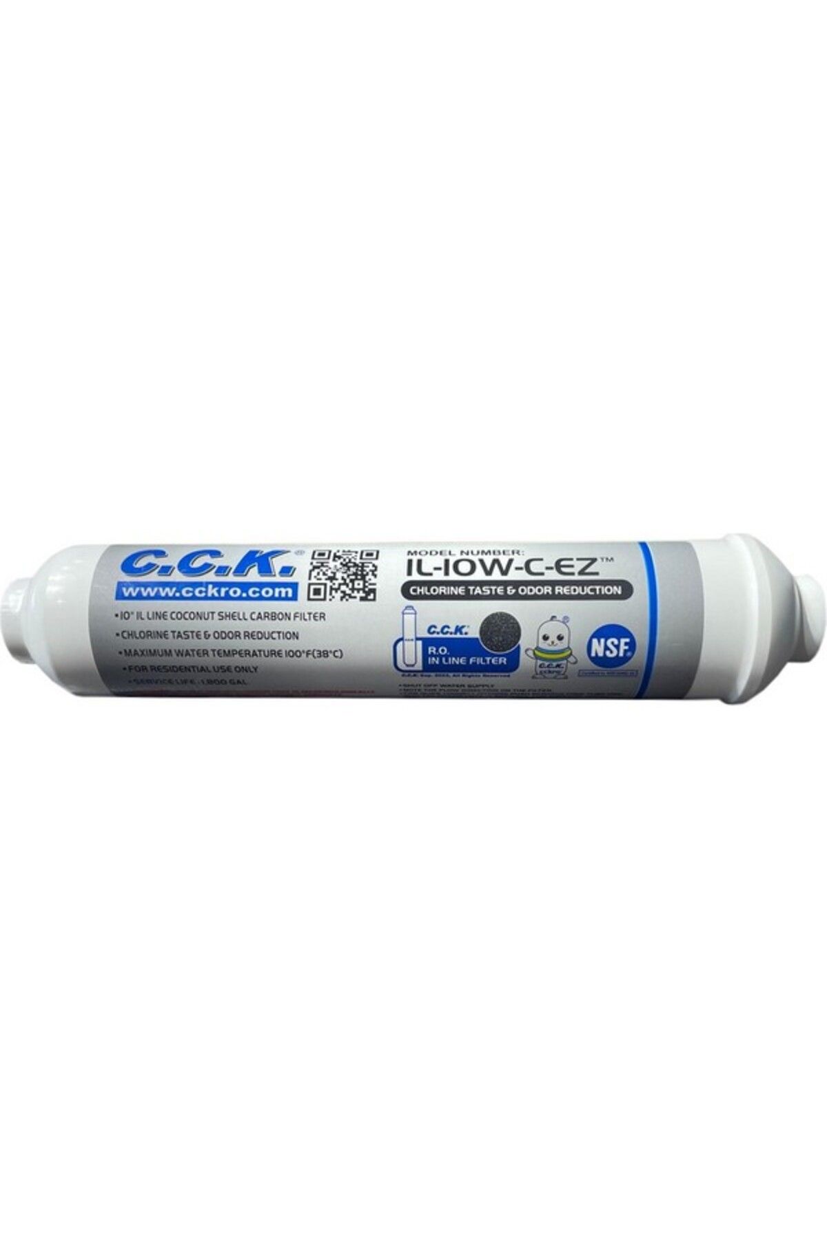 Aquatime CCK 10’’ İnline Quick Post Karbon Filtre