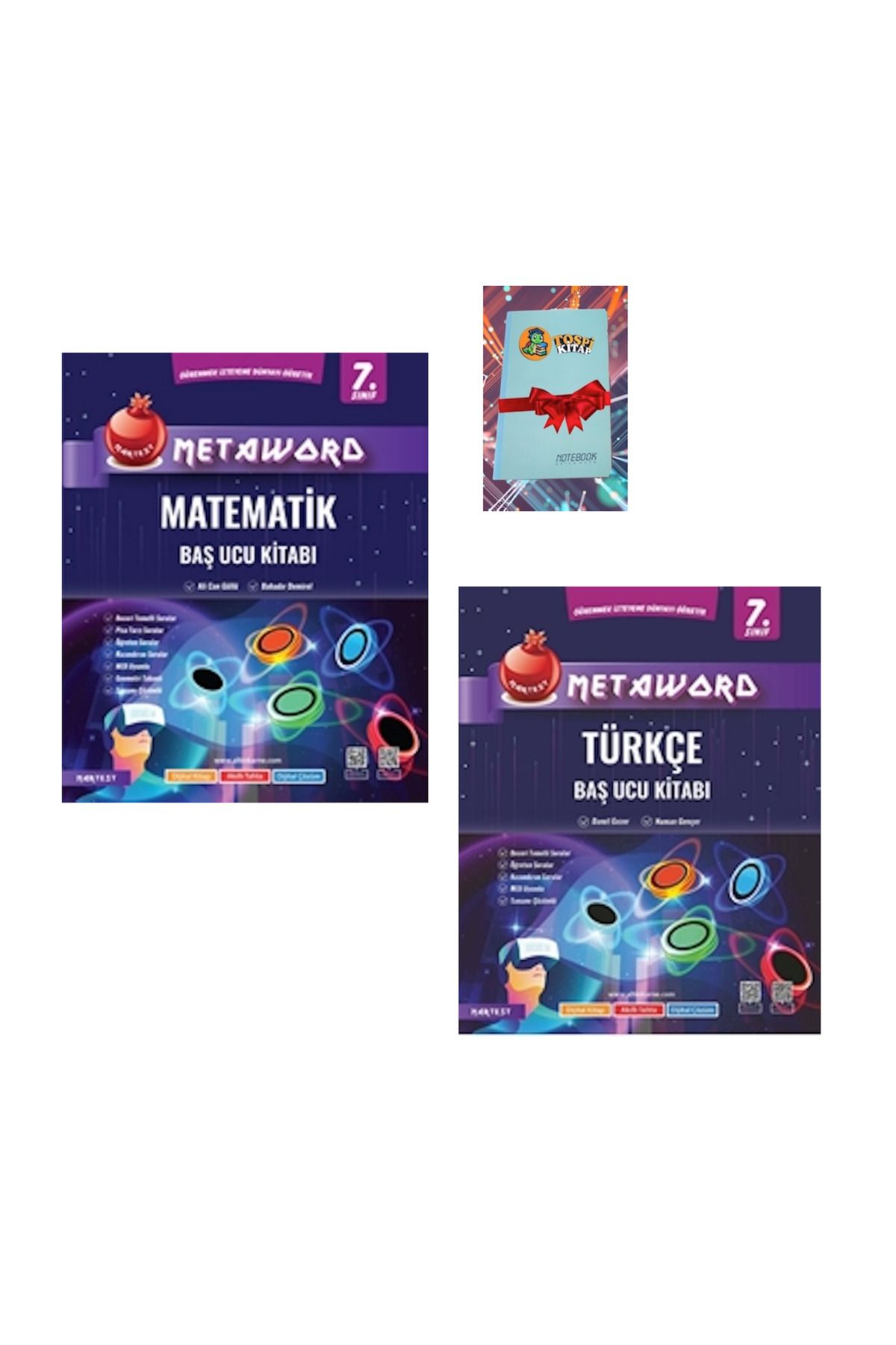 Nartest Yayınları 7. Sınıf Metaword MATEMATİK + TÜRKÇE ( NOT DEFTERİ HEDİYE)