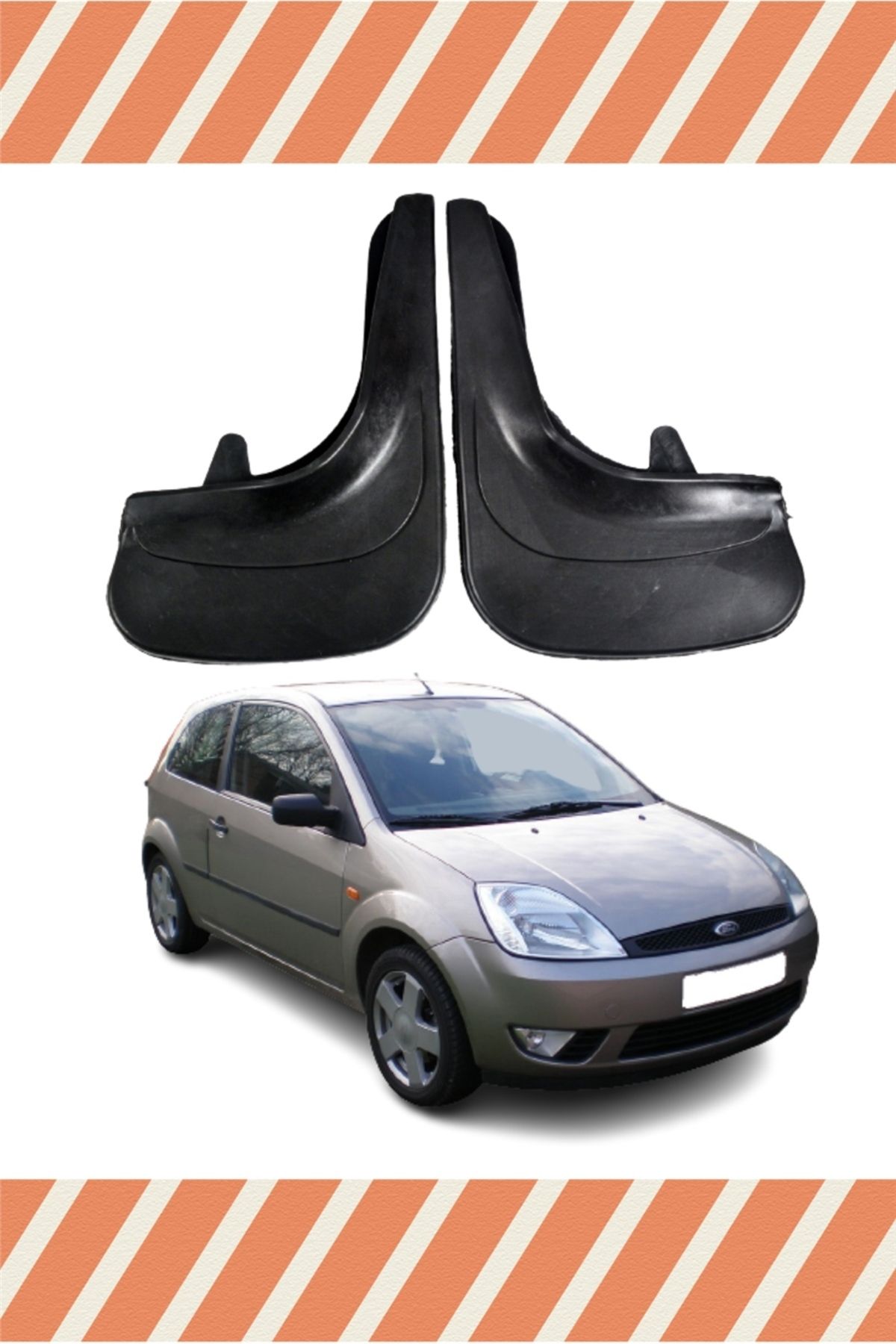 Alpax Ford Fiesta 2002-2009 2'li Tozluk Çamurluk Paçalık alpax