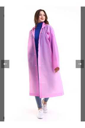 EMKSHOP pembe renk standart beden kalın yağmurluk