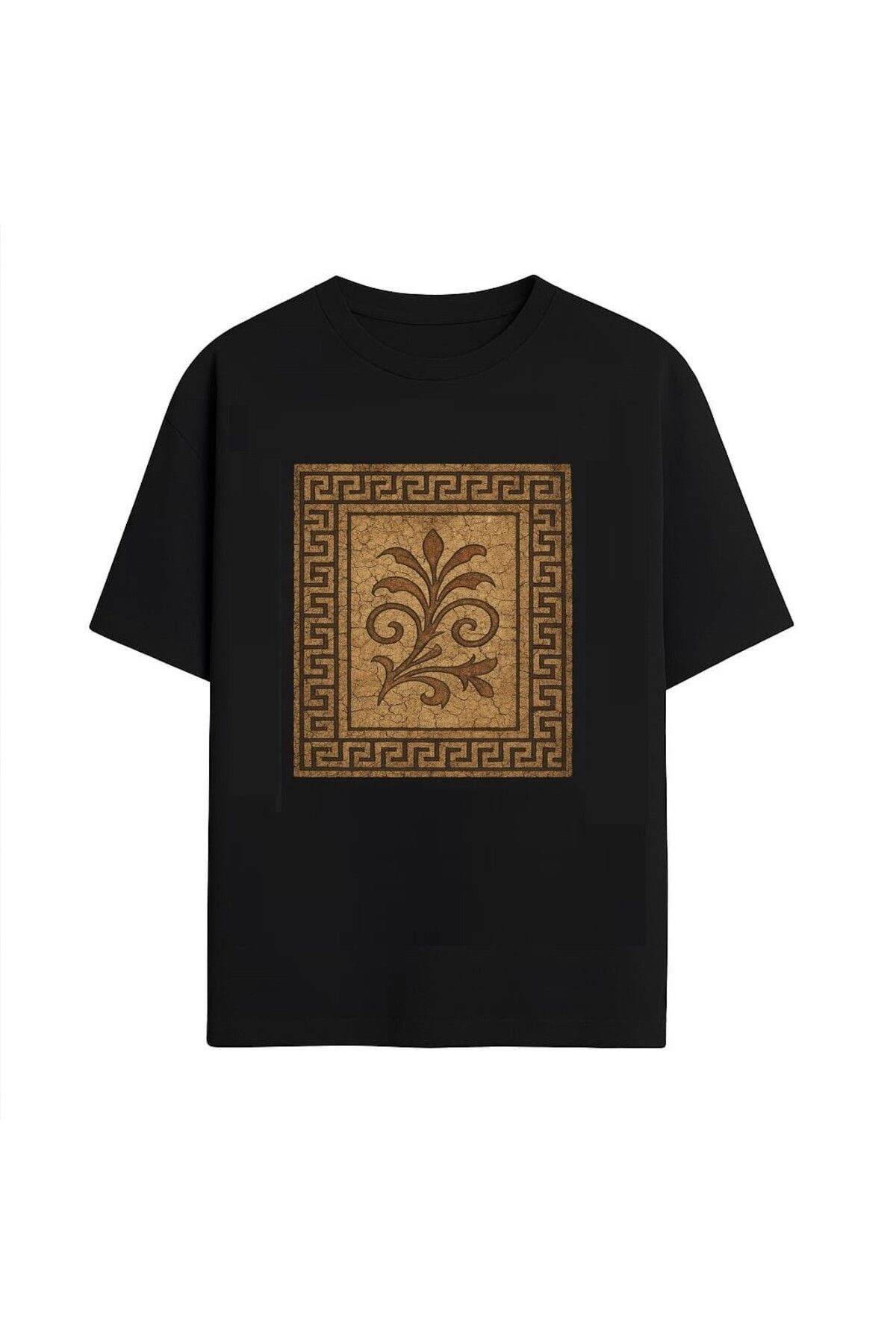 MAGORS GraffTee Unisex %100 Organik Pamuk Relaxed Fit Yuvarlak Yakalı Baskılı T-shirt