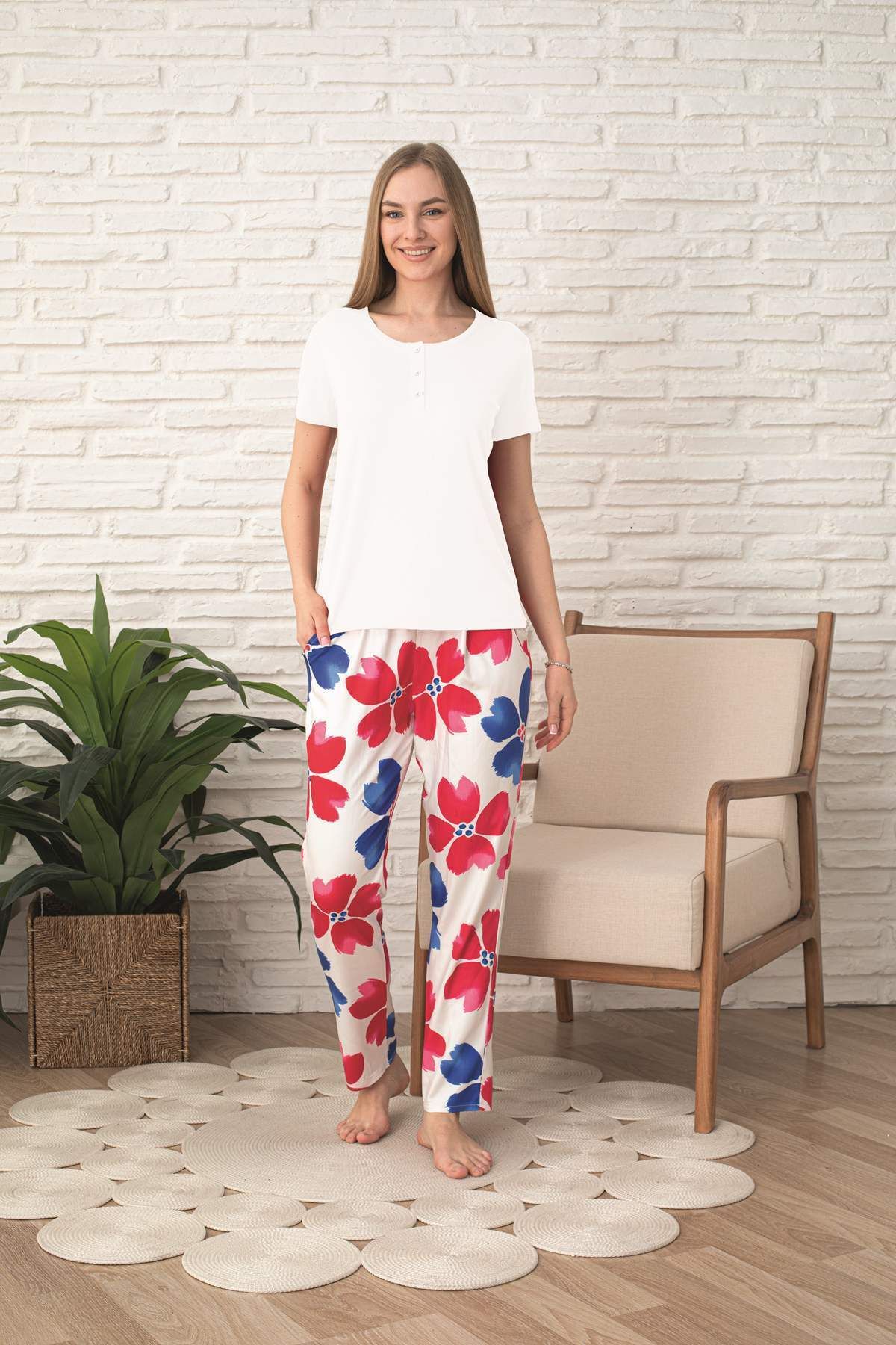 Marilyns Secret Marilyn's Secret 5006 Kısa Kollu Kadın Pijama Takımı