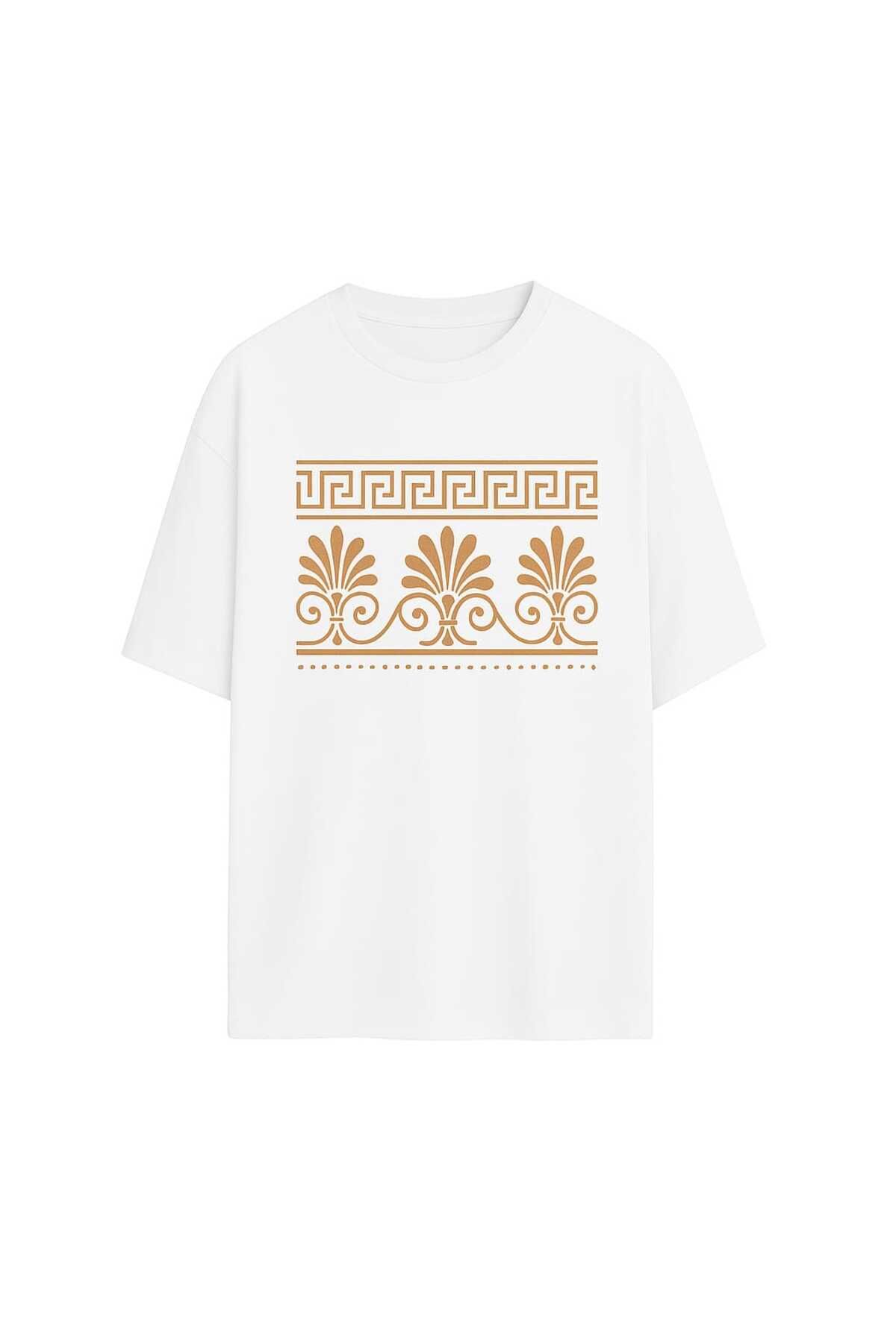 MAGORS GraffTee Unisex %100 Organik Pamuk Relaxed Fit Yuvarlak Yakalı Baskılı T-shirt