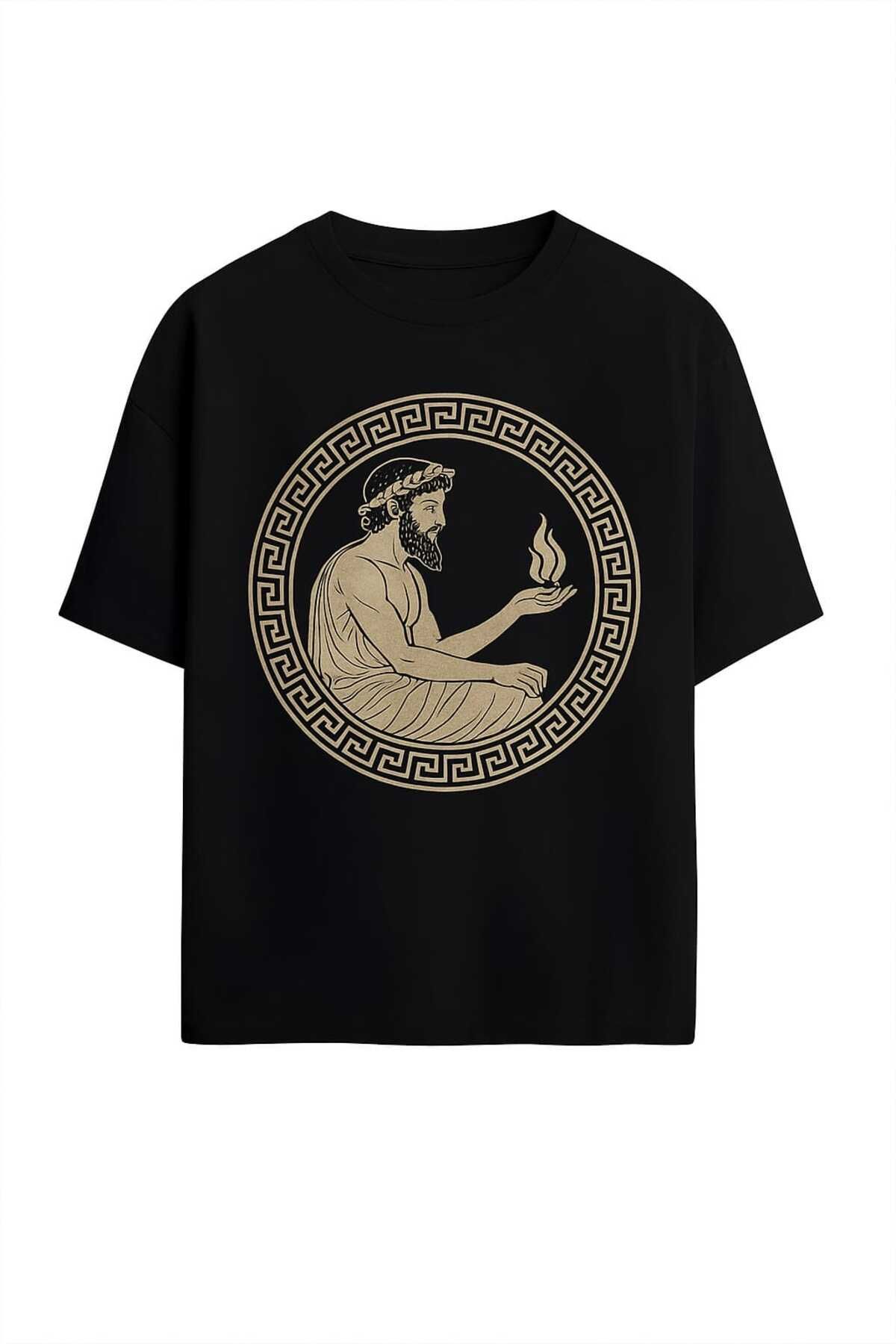MAGORS GraffTee Unisex %100 Organik Pamuk Relaxed Fit Yuvarlak Yakalı Baskılı T-shirt