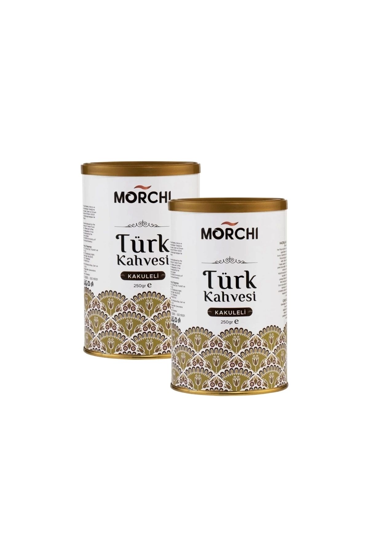 MORCHI Kakuleli Turk Kahvesi 250 gr Teneke 2 Adet