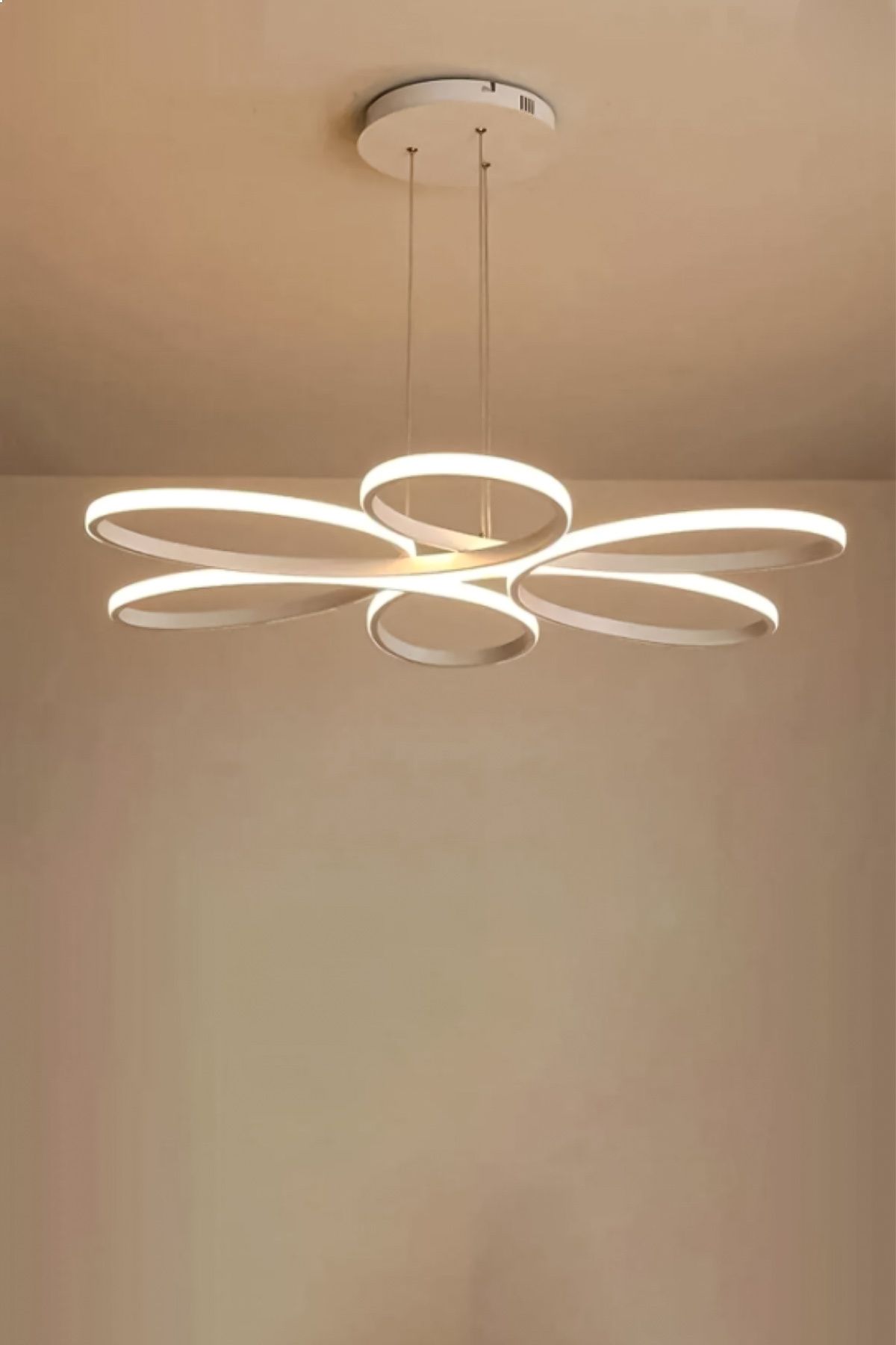 Turanconcept Papatya Modern Tasarım Led 3 Renk Işık Enerji Tasarruflu Dekoratif Avize Salon Mutfak Giyinme Odası
