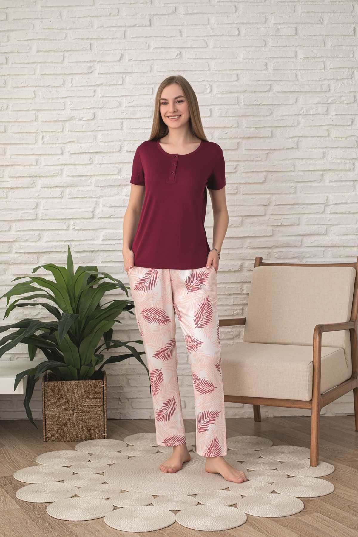 Marilyns Secret Marilyn's Secret 5006 Kısa Kollu Kadın Pijama Takımı