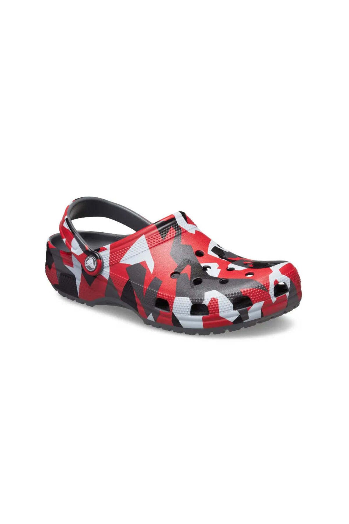 Crocs-Gray Geo Camo Clog 4