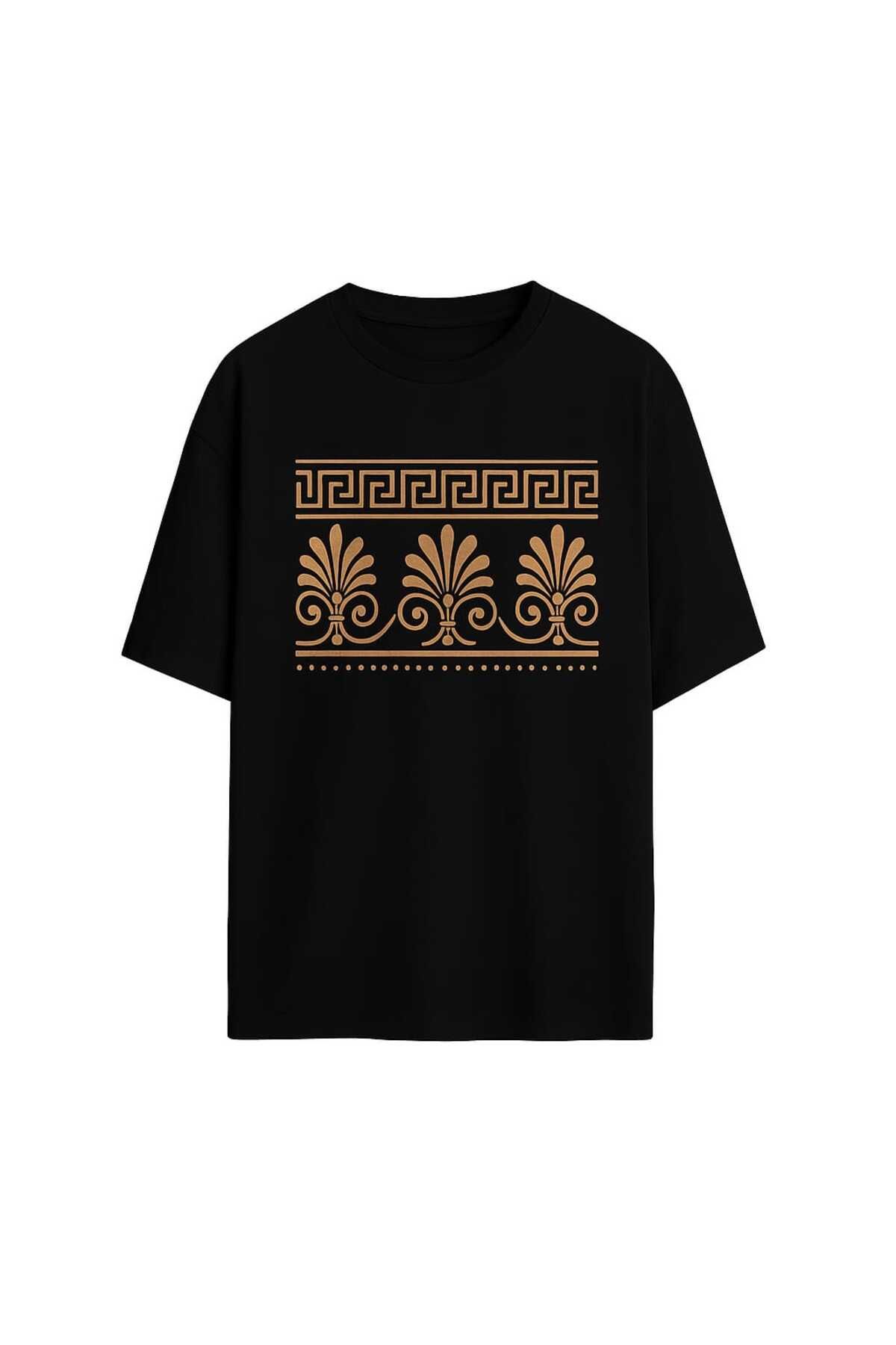 MAGORS GraffTee Unisex %100 Organik Pamuk Relaxed Fit Yuvarlak Yakalı Baskılı T-shirt