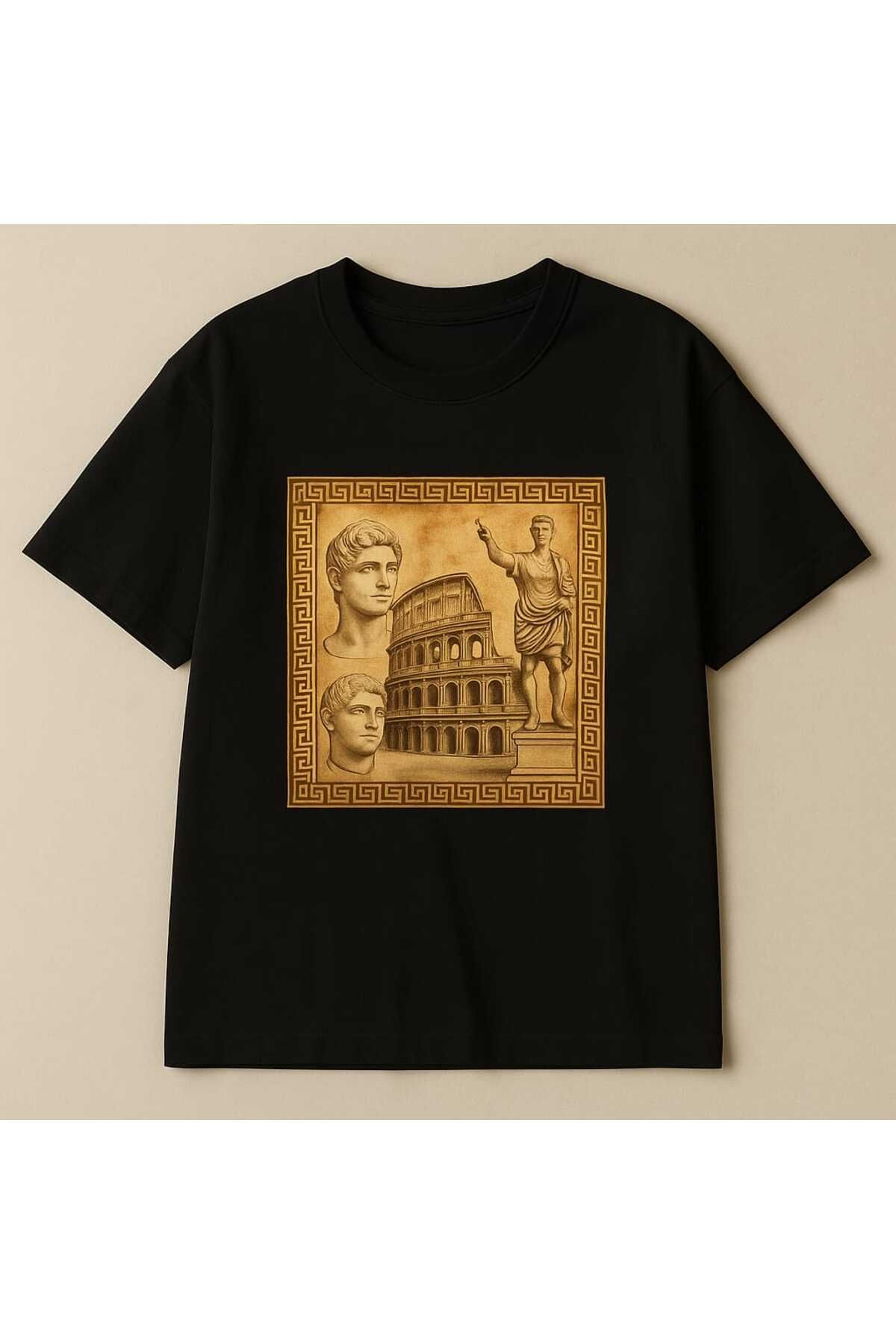MAGORS GraffTee Unisex %100 Organik Pamuk Relaxed Fit Yuvarlak Yakalı Baskılı T-shirt