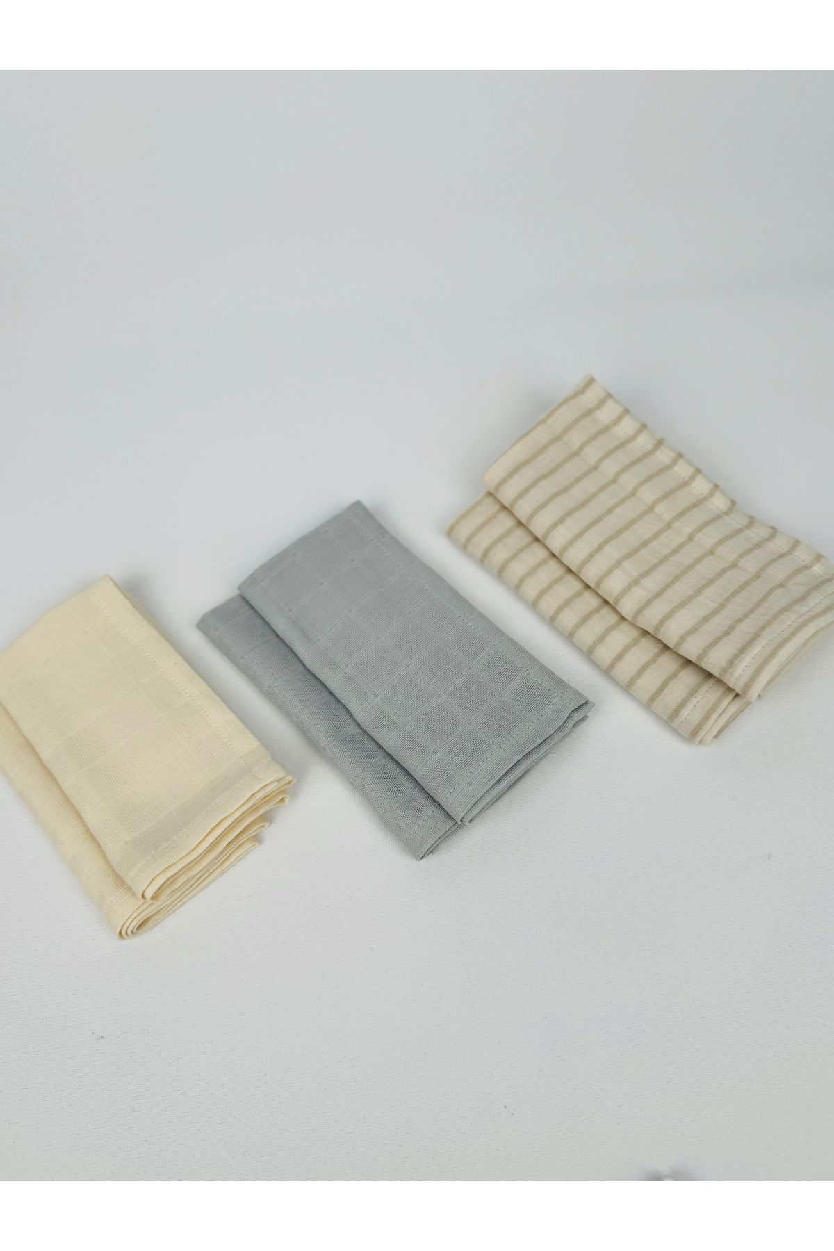 Tiny 6lı mendil set (3 renk)
