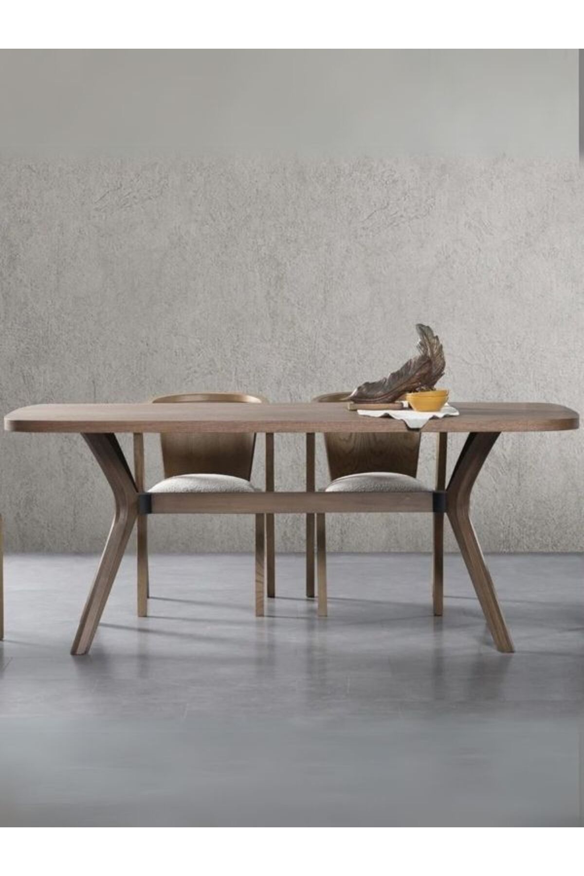 Gazzini Furniture Bosco Pahlı Ahşap Mutfak Masası 100x180