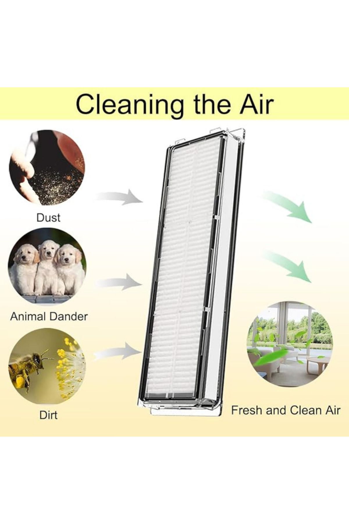 RotRever-Xiaomi Mi Robot Vacuum Mop 2 Ultra and Dreame Bot D10+Plus Compatible Hepa Filter-2 Pieces 8