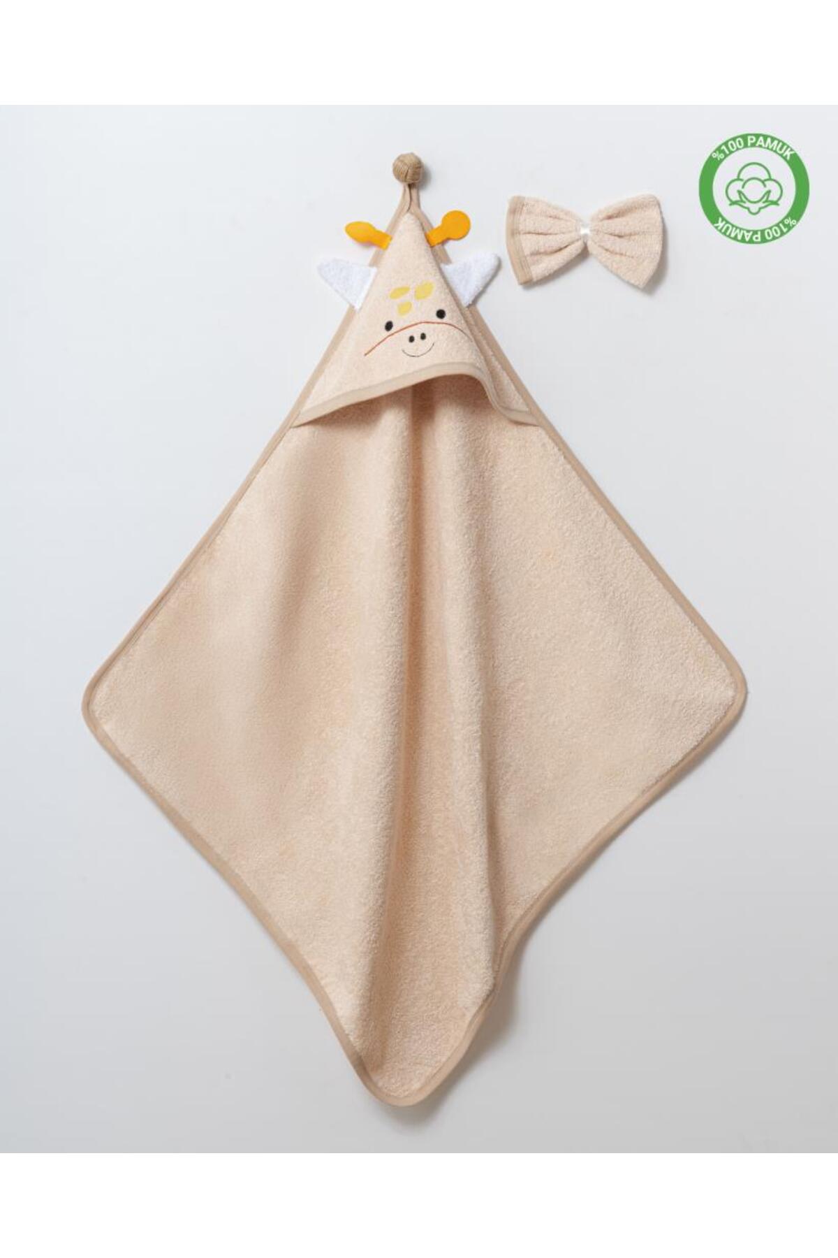 100% Cotton Giraffe Eraser Towel - Bathroom Fiber Gift!