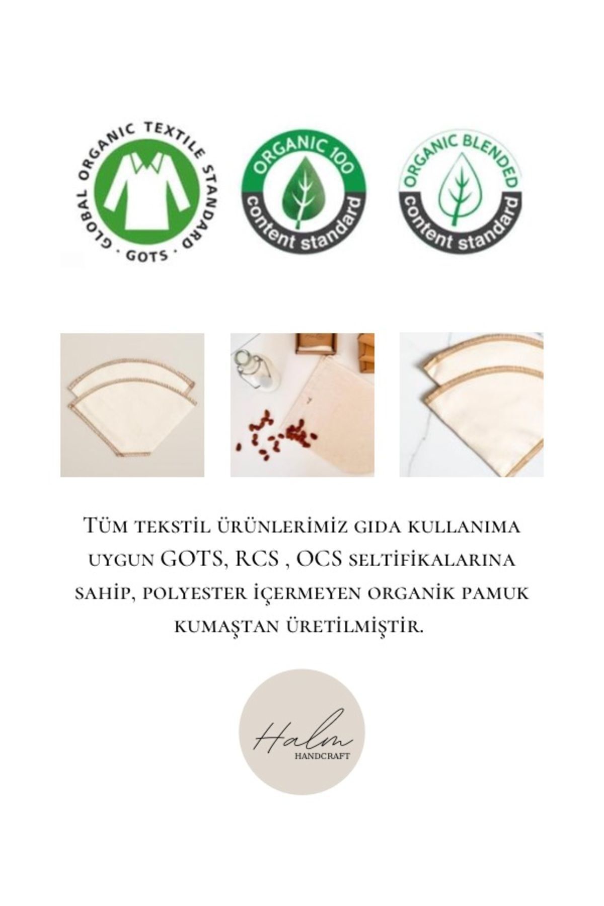 Halm Çok Amaçlı Süzme Kesesi - Süt Bezi - Yoğurt - Peynir - Sebze - Süzme Torbası - (L BEDEN 30X30 CM) fotoğrafı 7 (önizleme)