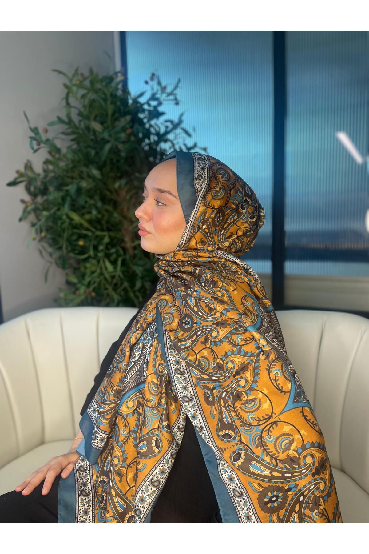 Oxygen Scarfs Etro Buta Desenli Pamuk Soft Şal - 377350