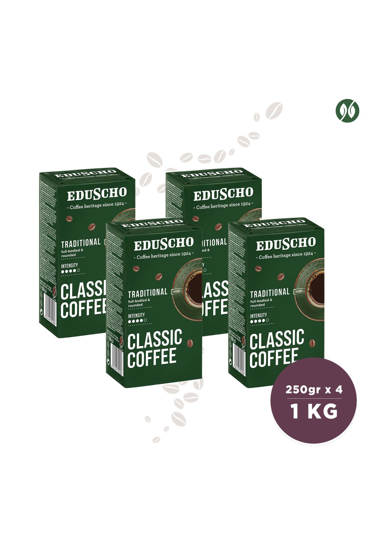 Eduscho Classic Traditional Filtre Kahve 250g x4 adet | Klasik Severlere!